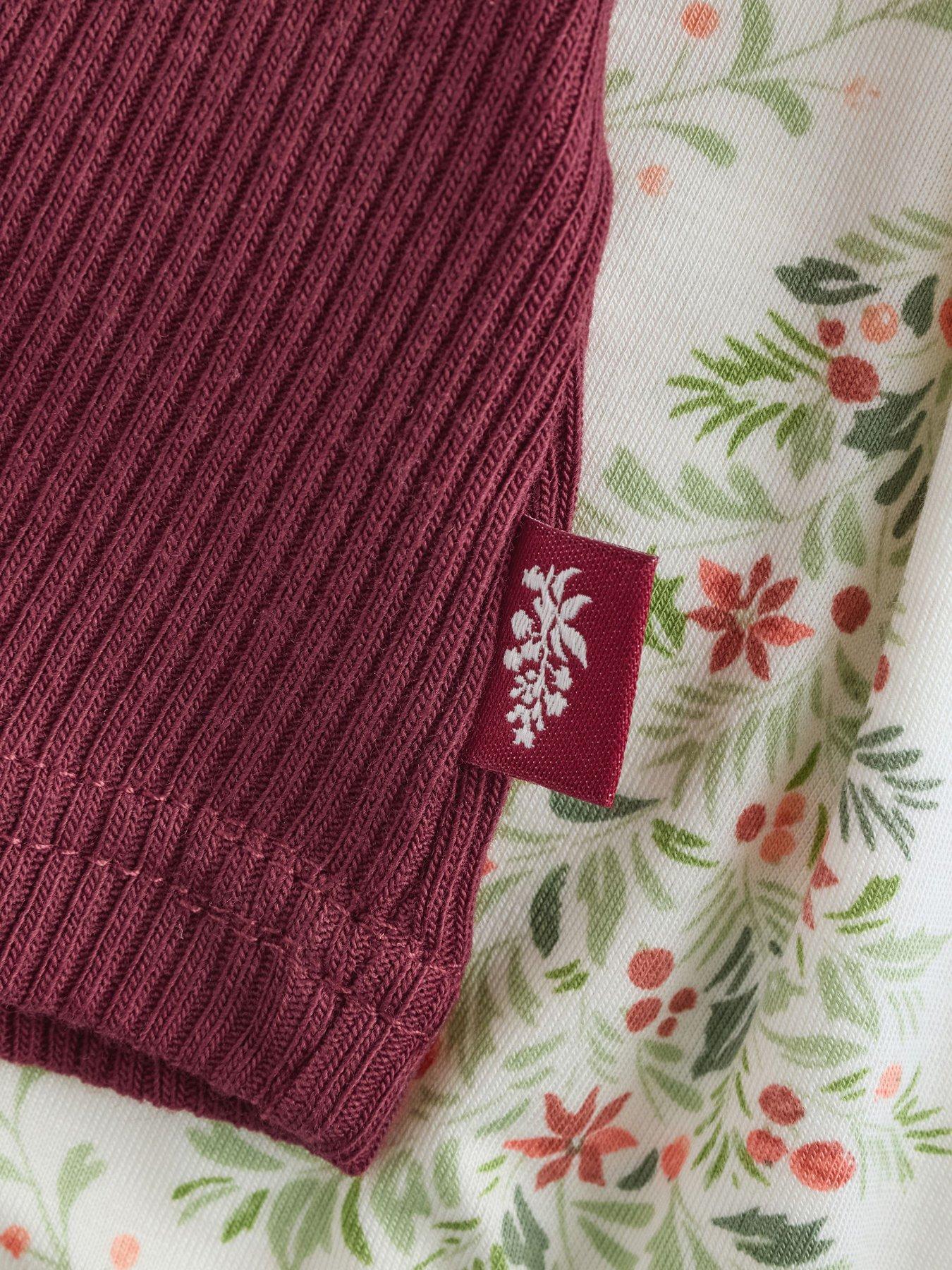 Image 6 of 6 of Laura Ashley Christmas Tree Pjs - Black