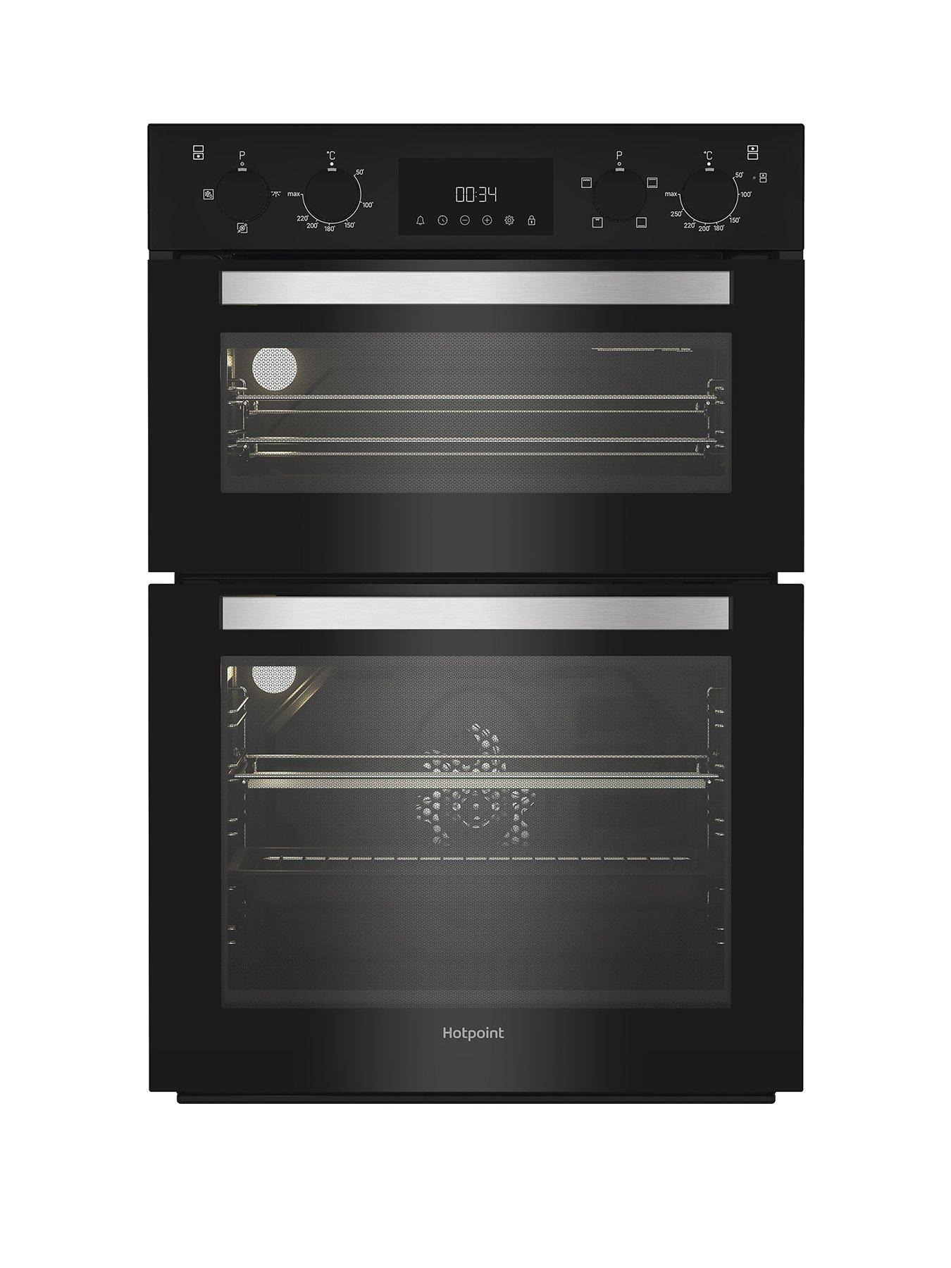 Hotpoint DIH 10D B - Double Oven - Black