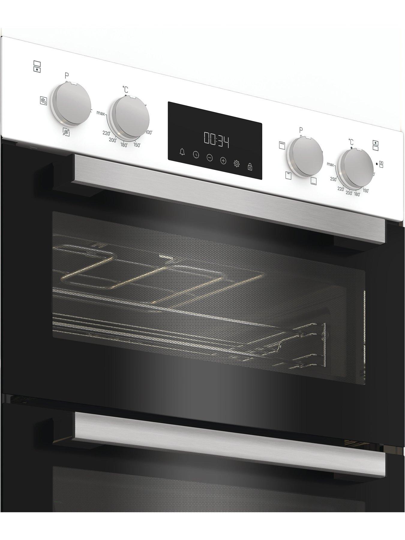  image of hotpoint-dih-10d-w-double-oven-white