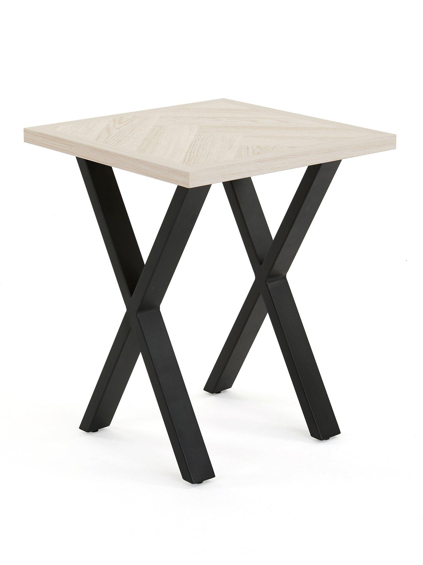 stillFront image of very-home-kaia-small-side-table-blackgrey-fscreg-certified