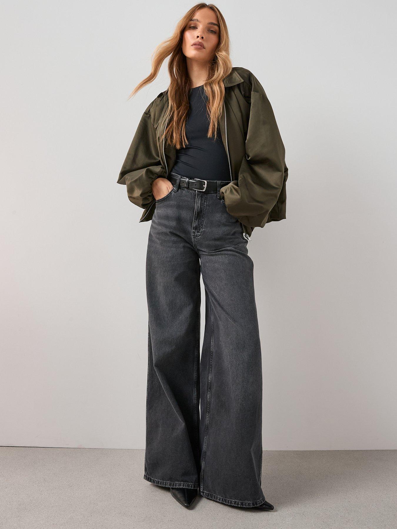  image of the-very-collection-soft-volume-bubble-hem-jacket-nbsp--khaki