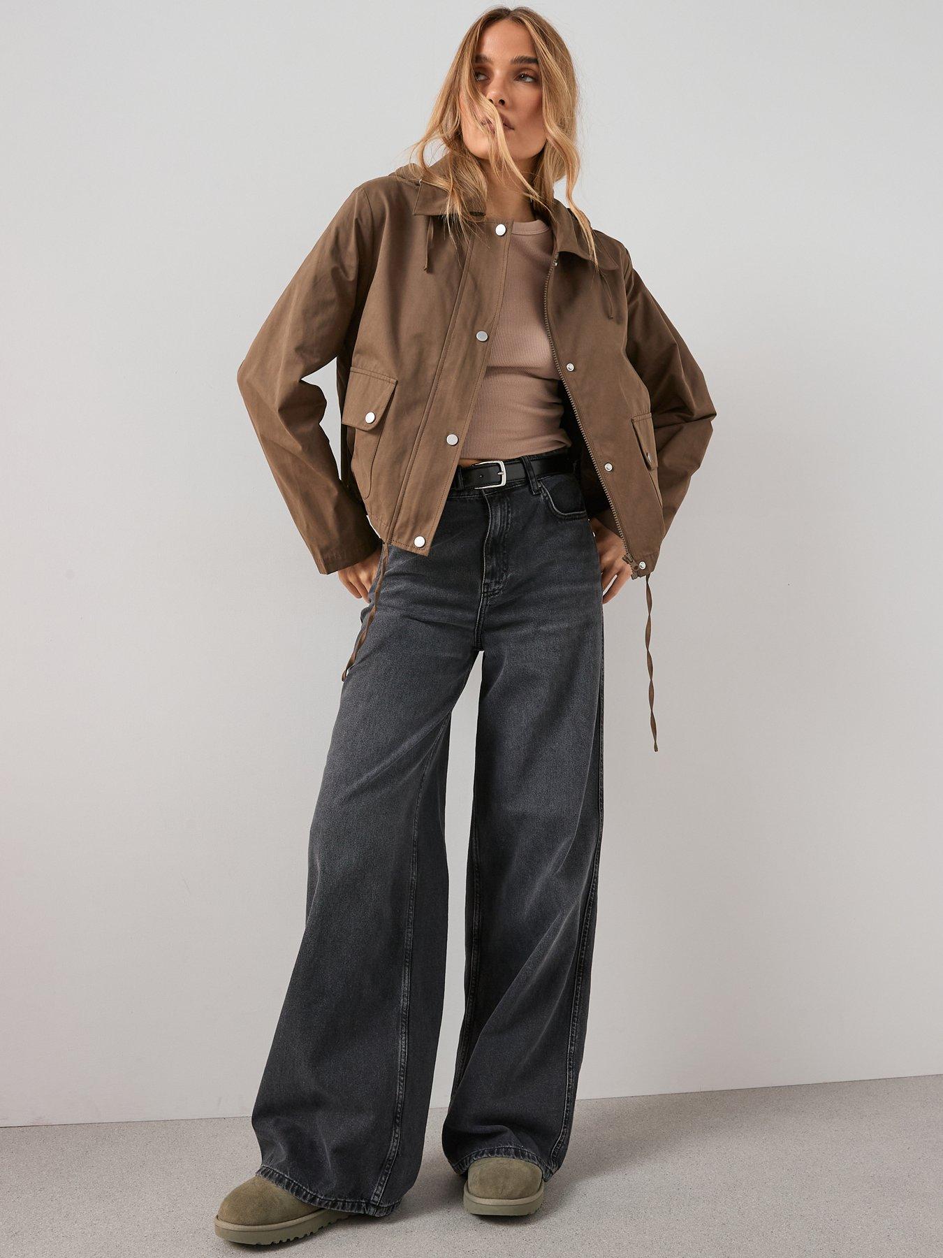 The Very Collection Hooded Cotton Jacket - Khaki