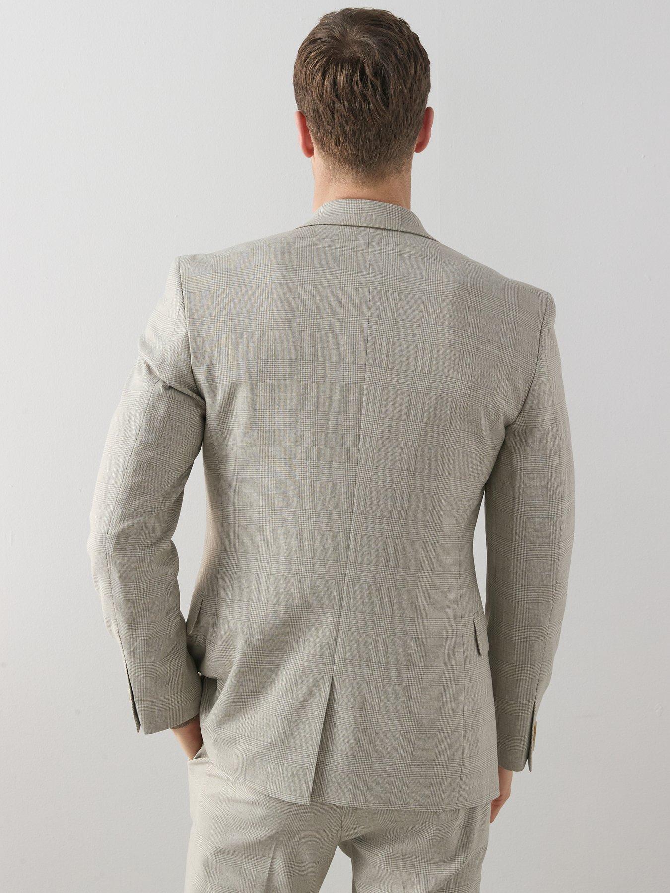 Image 2 of 7 of The Very Collection Single Breasted Suit Jacket - Stone