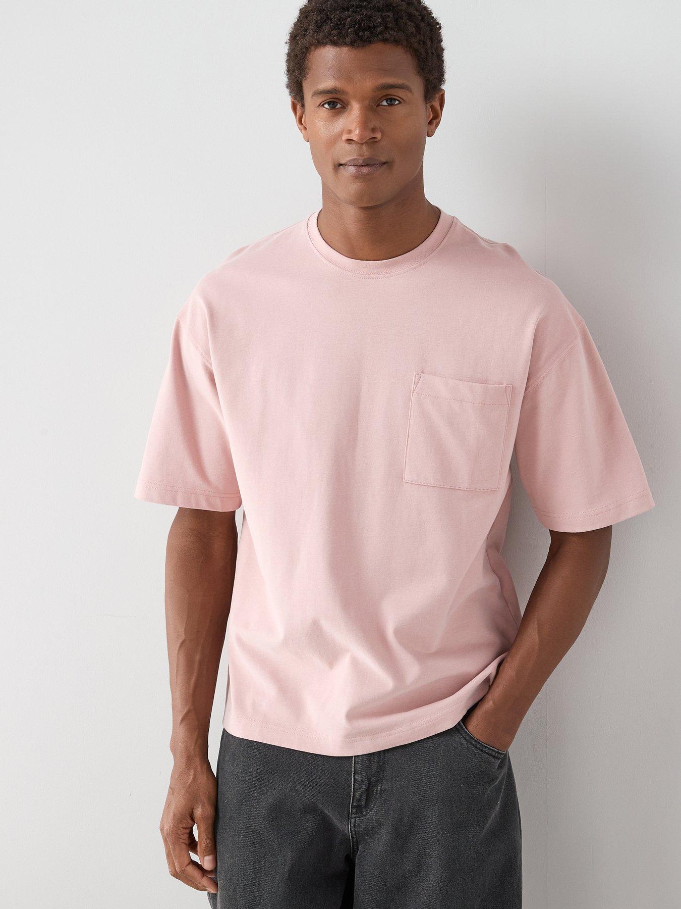 The Very Collection Pure Cotton Premium Relaxed Fit Pocket T-shirt - Pink