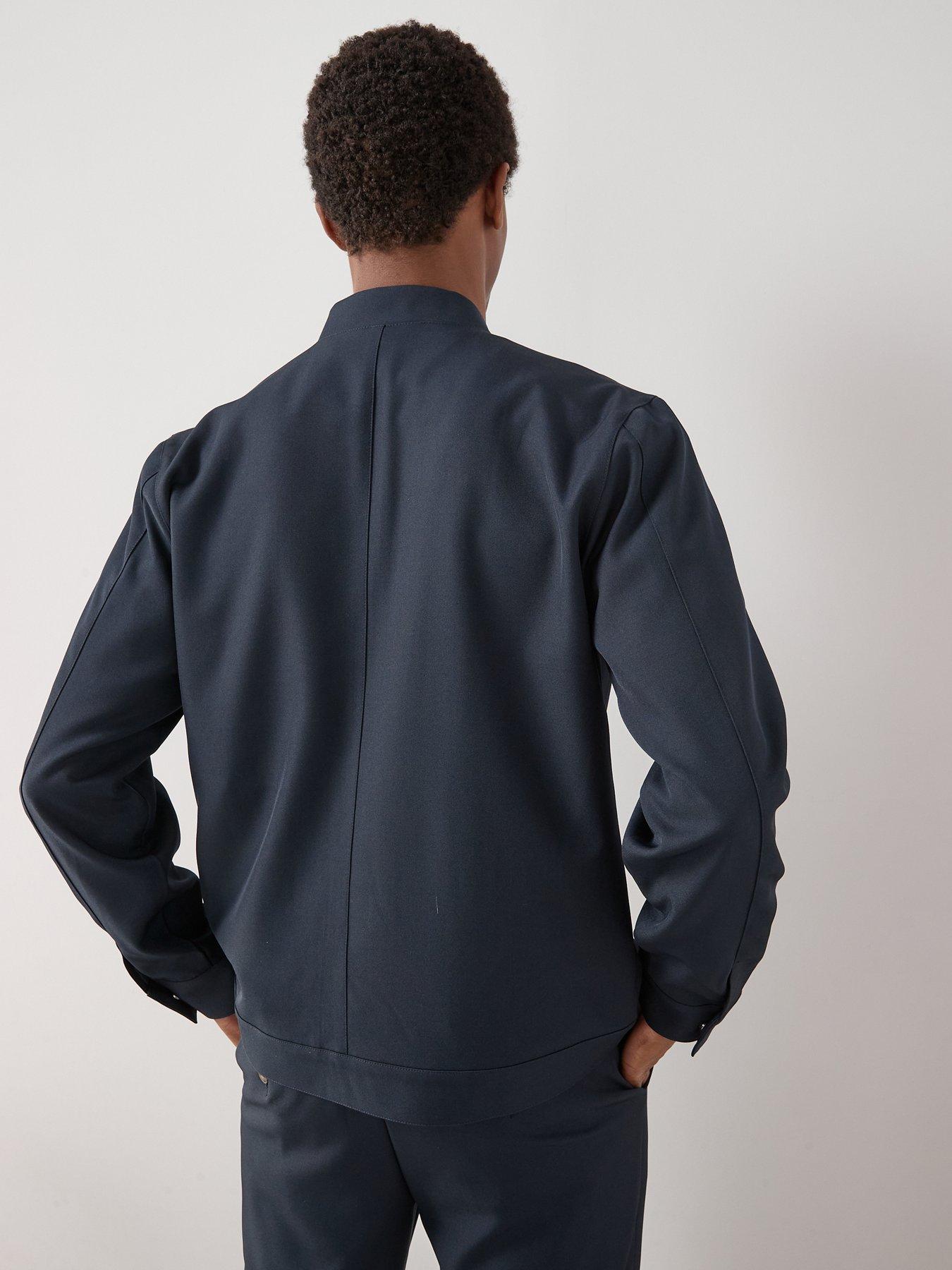 Image 2 of 7 of The Very Collection Smart Bomber Jacket - Navy