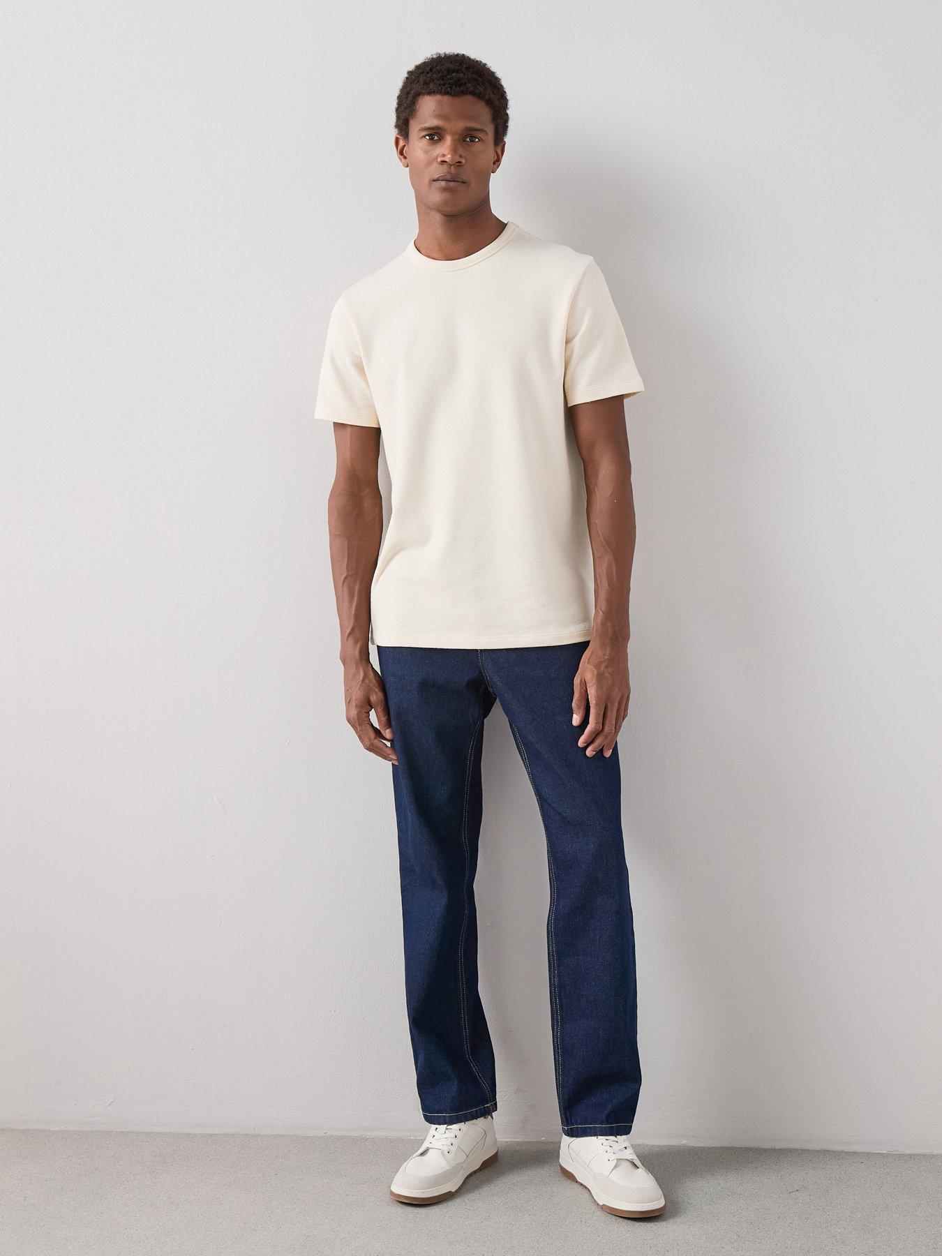 The Very Collection Boucle Relaxed Fit Tee - Cream