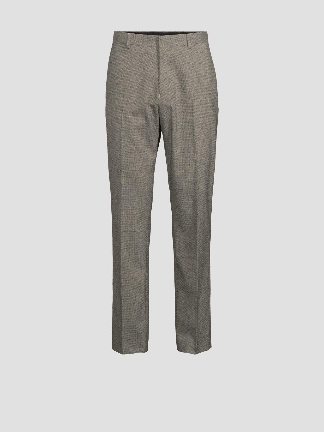 Image 7 of 7 of The Very Collection Regular Fit Textured Suit Trousers - Grey
