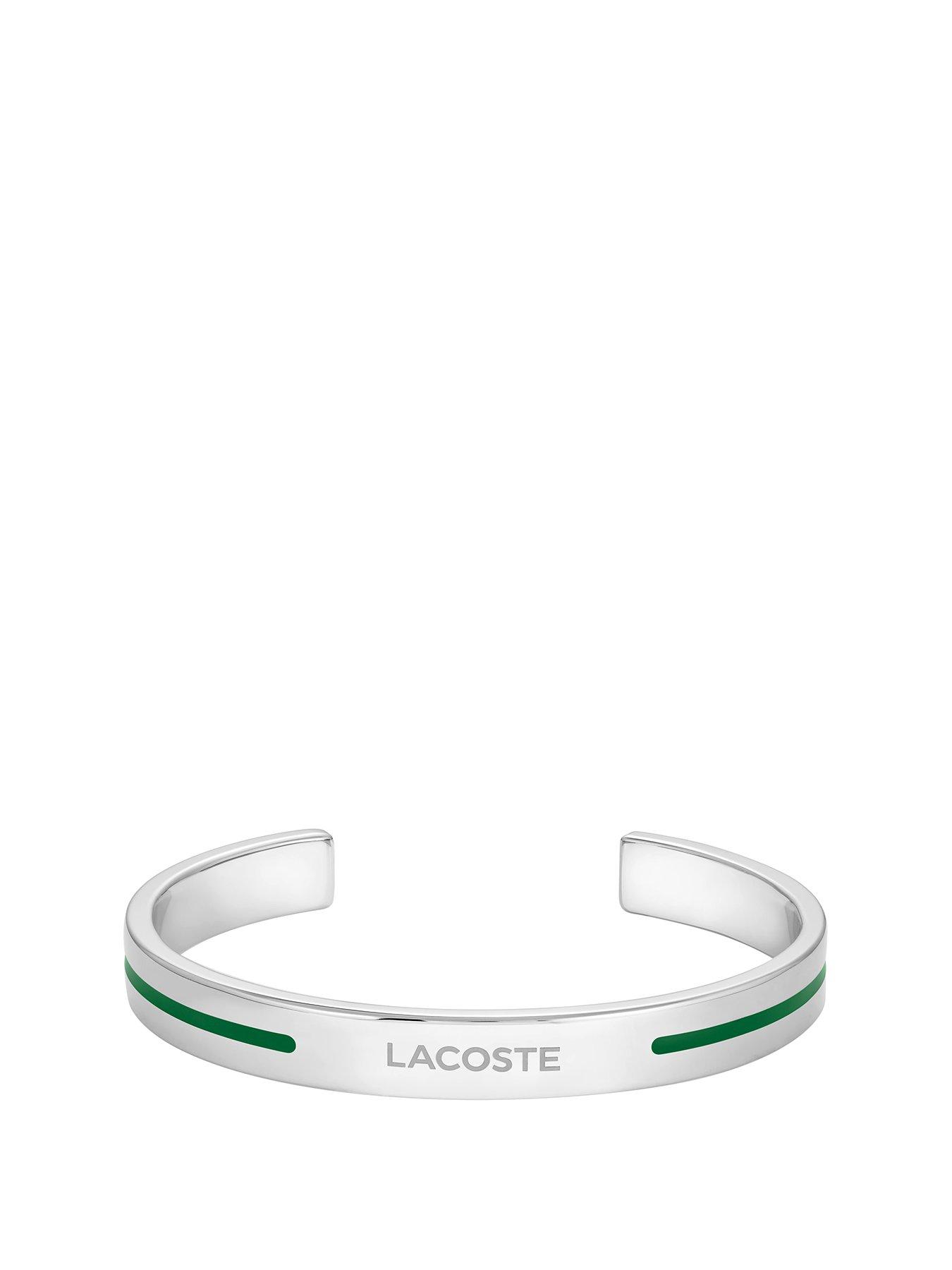 undefined Mens Adventurer Stainless Steel Bangle Bracelet - Silver