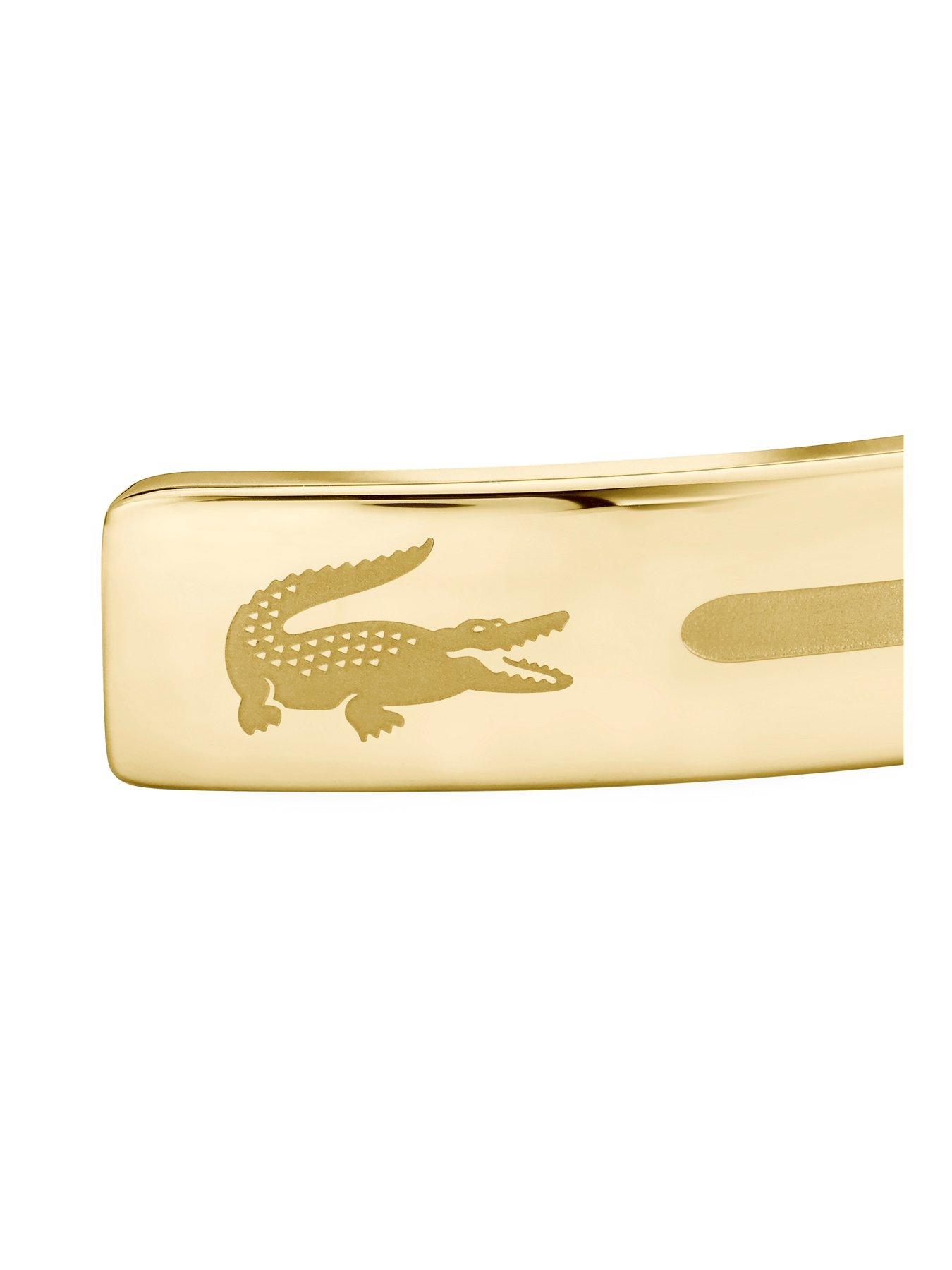 Image 2 of 5 of Lacoste Mens Adventurer IP Bangle Bracelet - Gold