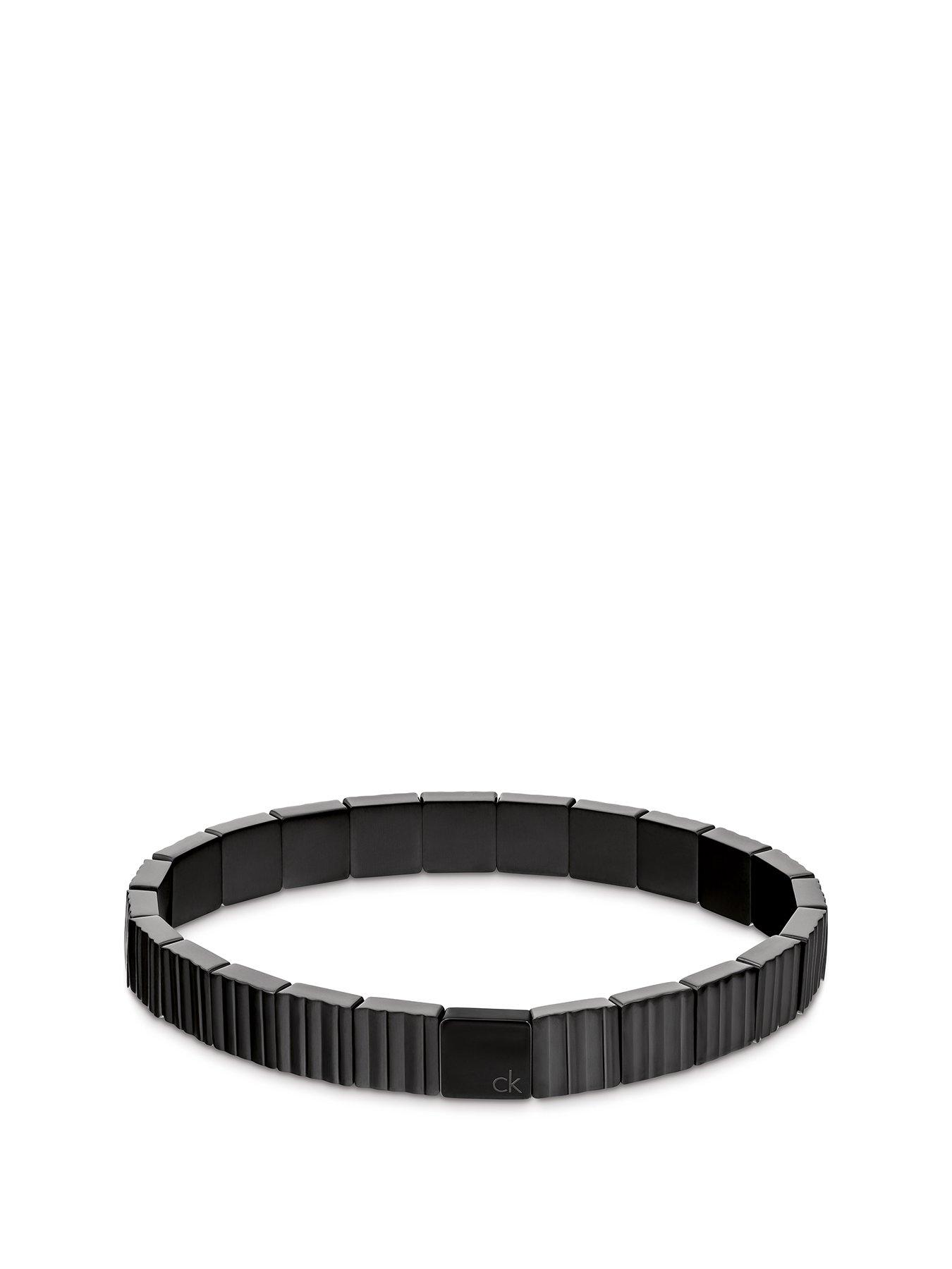 undefined men's CK Parallel Black IP Bracelet
