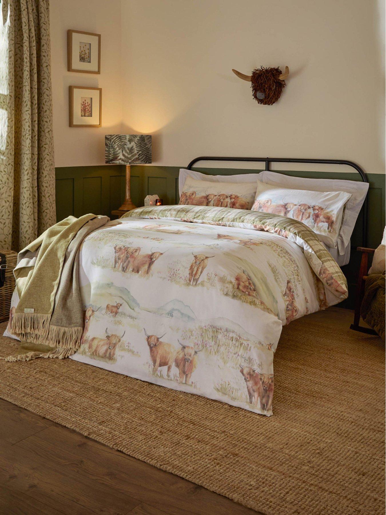Image 1 of 6 of Voyage Highlandcattle Duvet Set Natural