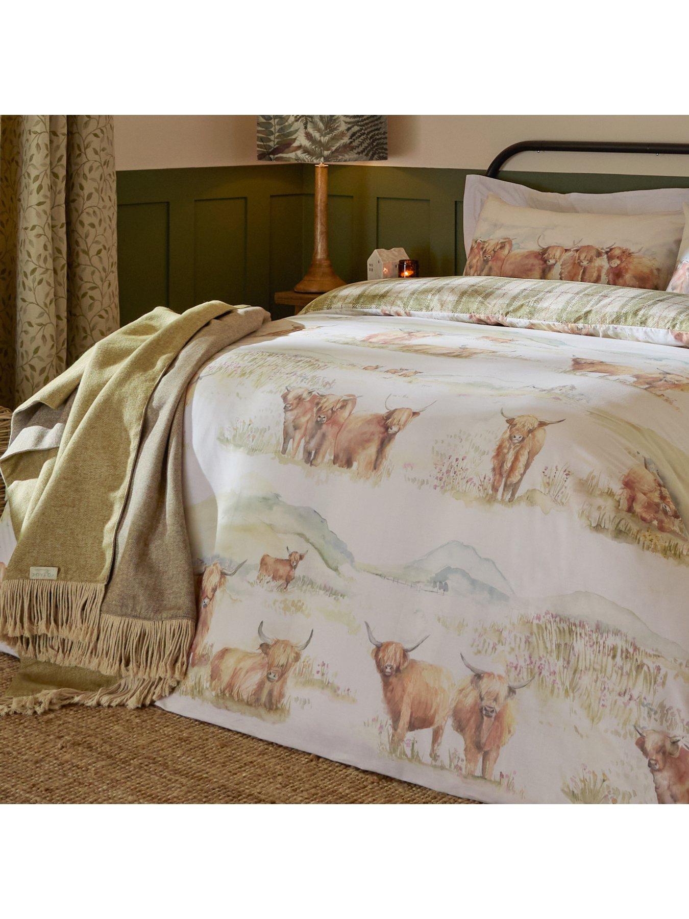  image of voyage-highlandcattle-duvet-set-natural