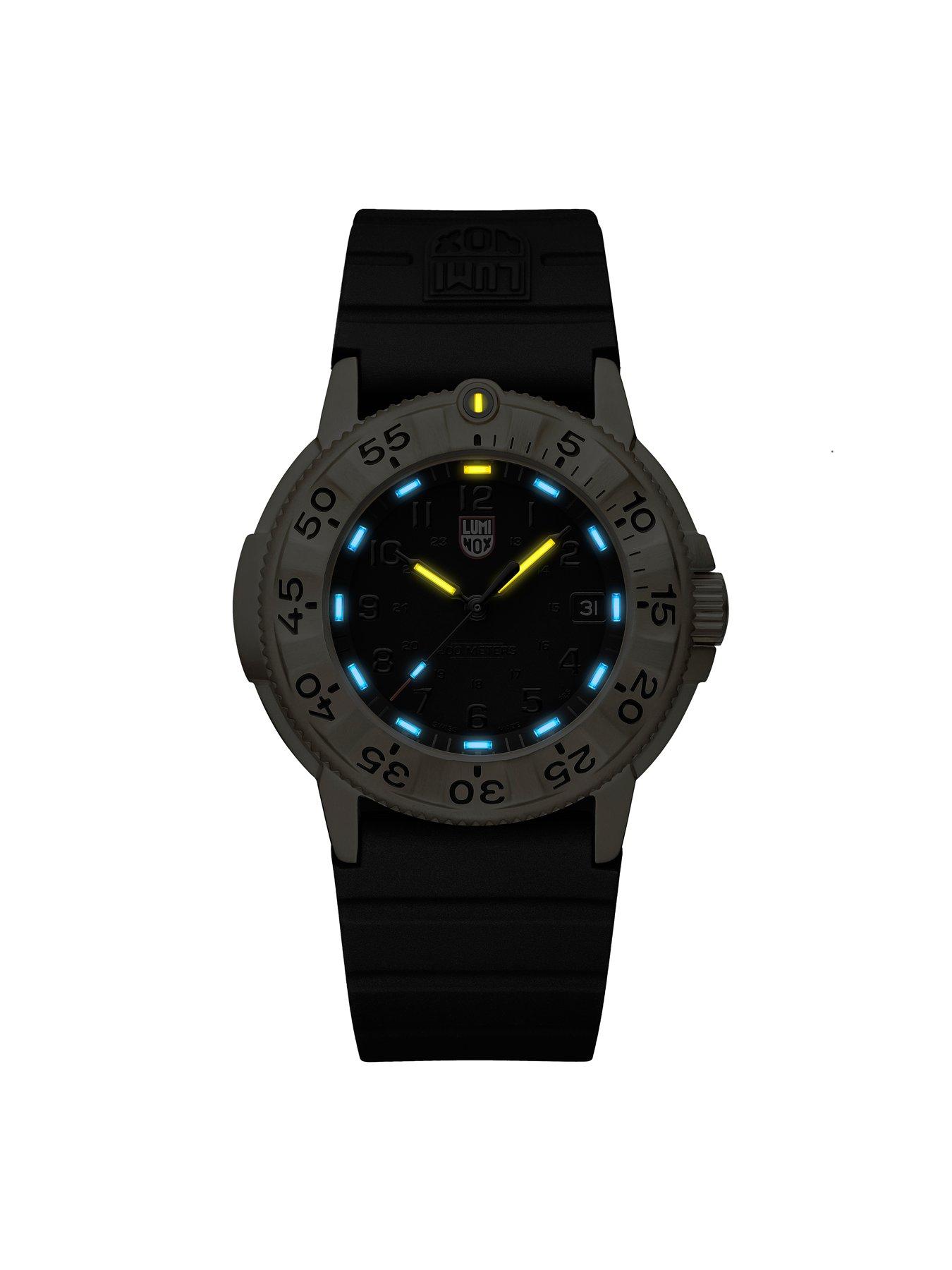 Image 4 of 7 of Luminox Mens Navy Seal Foundation 3220 Series Gold Color Edition - Black