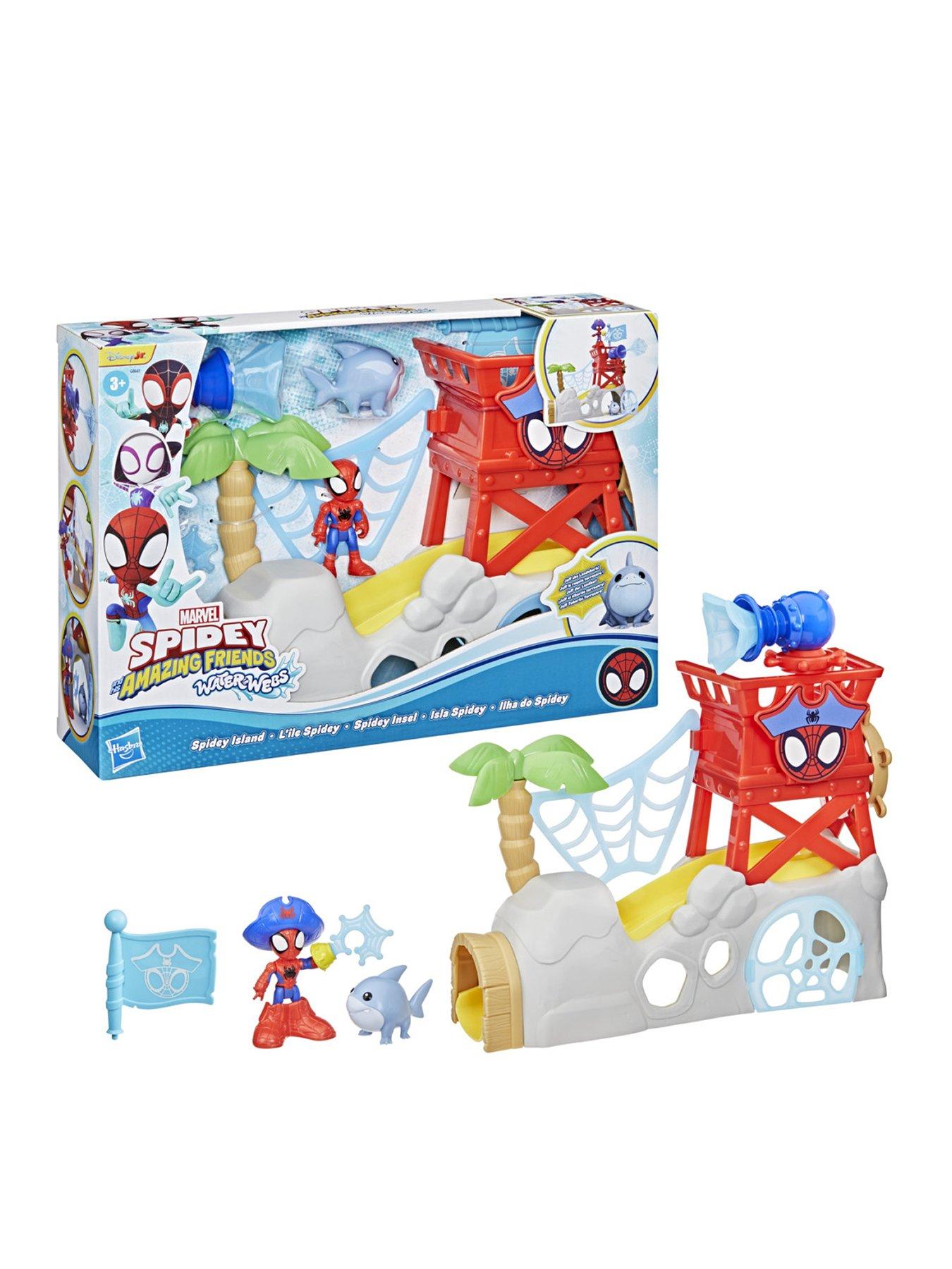 Spidey and His Amazing Friends Water-Webs Spidey Island Playset