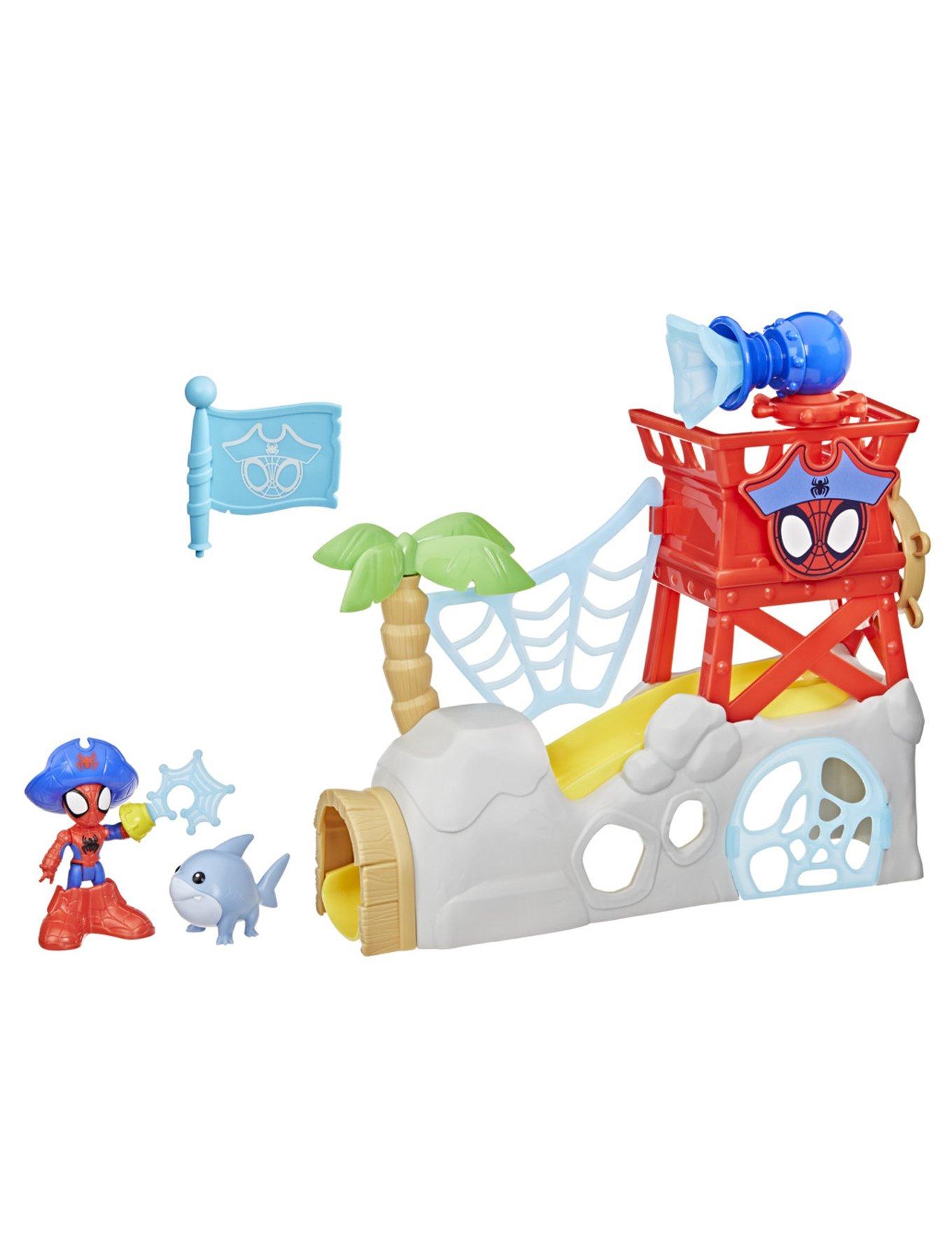 Image 2 of 5 of Spidey and His Amazing Friends Spidey and His Amazing Friends Water-Webs Spidey Island Playset