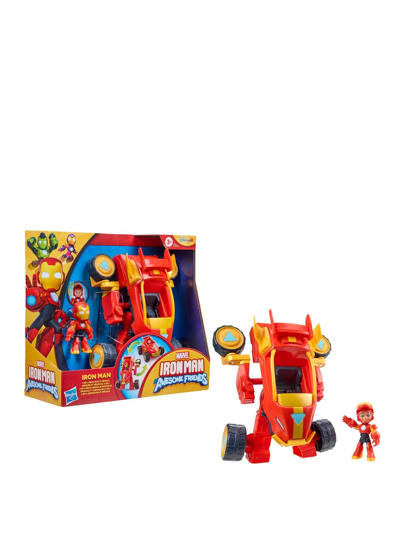 undefined and His Awesome Friends Iron Man 2-in-1 Mech Suit and Vehicle