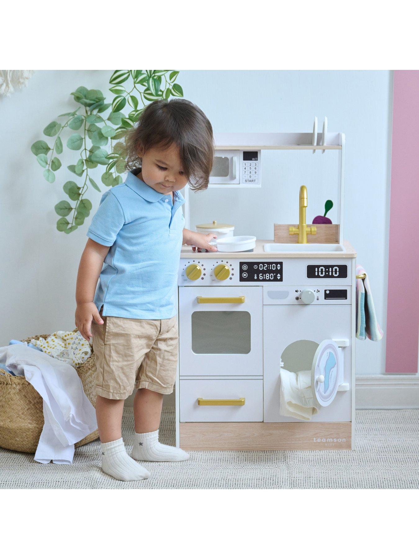 Image 3 of 8 of Teamson Kids Little Chef Lake Tahoe Small Kitchen Playset&nbsp;- White