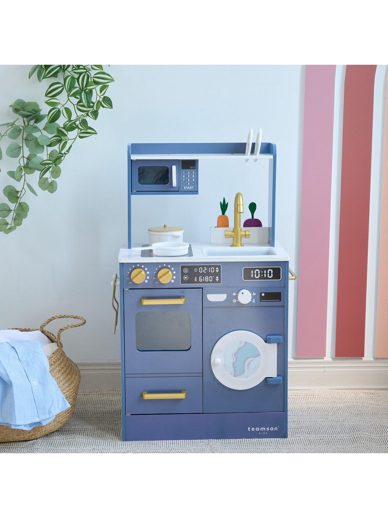  image of teamson-kids-little-chef-lake-tahoe-small-kitchen-playsetnbsp--blue