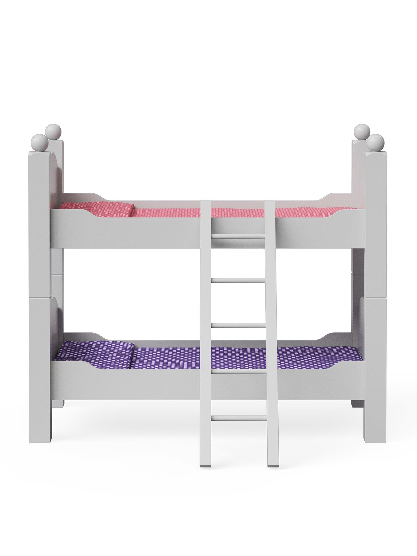 Teamson Kids Olivia's Little World Little Princess Double Bunk Bed For  18" Dolls