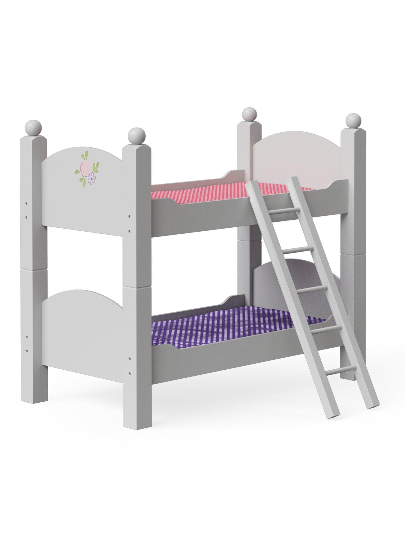 Image 4 of 7 of Teamson Kids Olivia's Little World - Little Princess 18" Doll Double Bunk Bed
