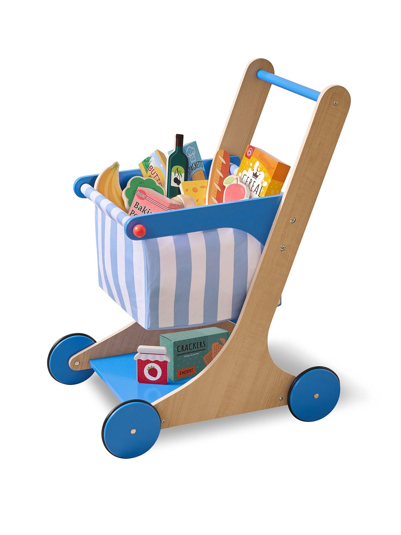 undefined Little Helper Mr. Fresh Shopping Cart with Groceries - Blue