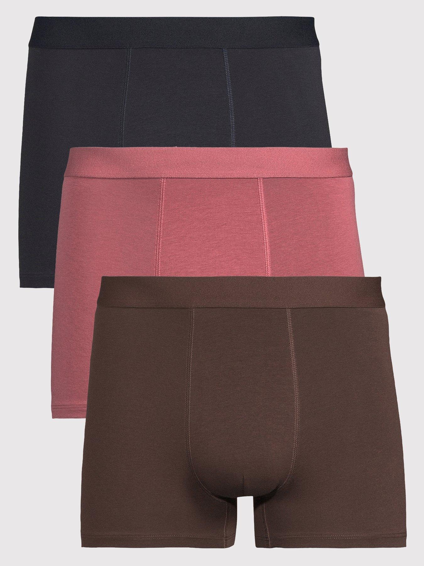 Image 1 of 3 of The Very Collection 3 Pack Trunk - Navy/Brown/Burgundy