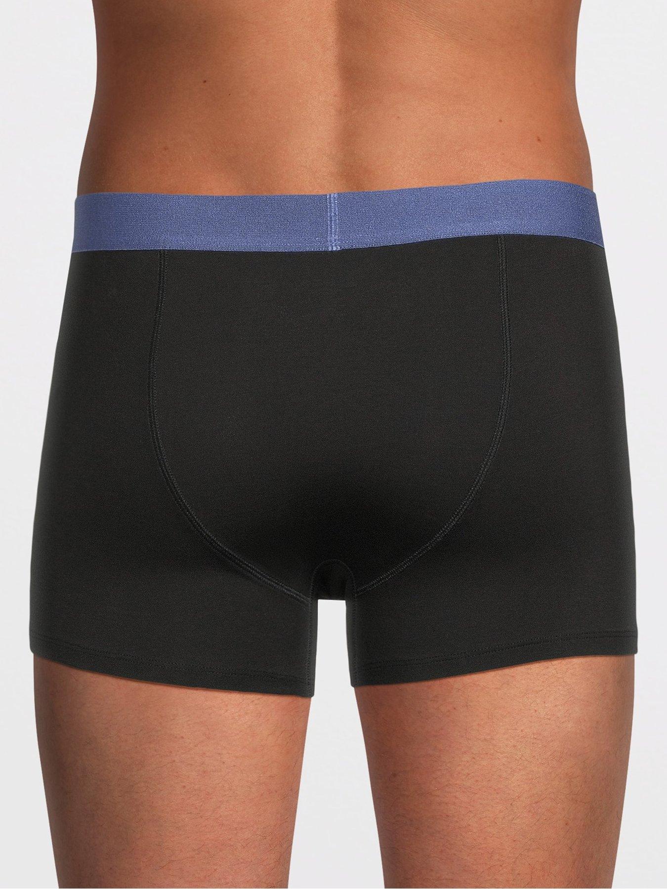 Image 3 of 3 of The Very Collection 5 Pack Cotton Rich Contrast Waistband Trunks - Multi