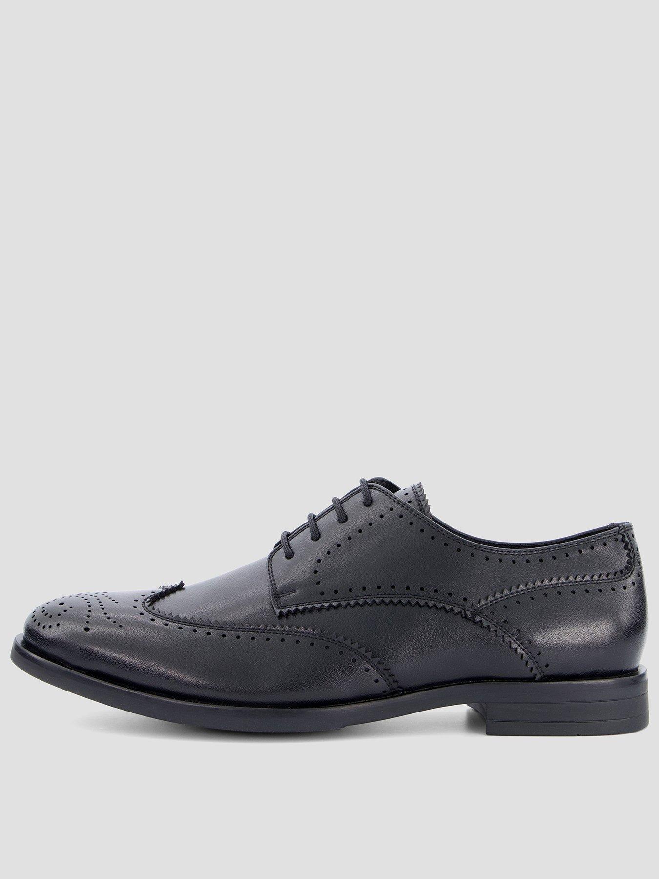 Image 1 of 7 of The Very Collection Formal Lace Up Brogue Shoe -&nbsp;Black