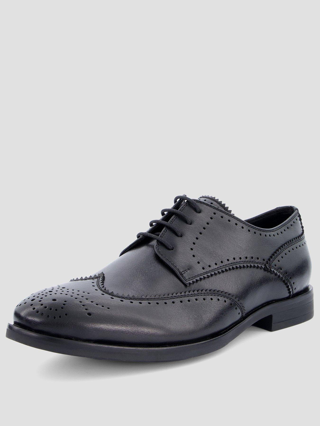 Image 2 of 7 of The Very Collection Formal Lace Up Brogue Shoe -&nbsp;Black