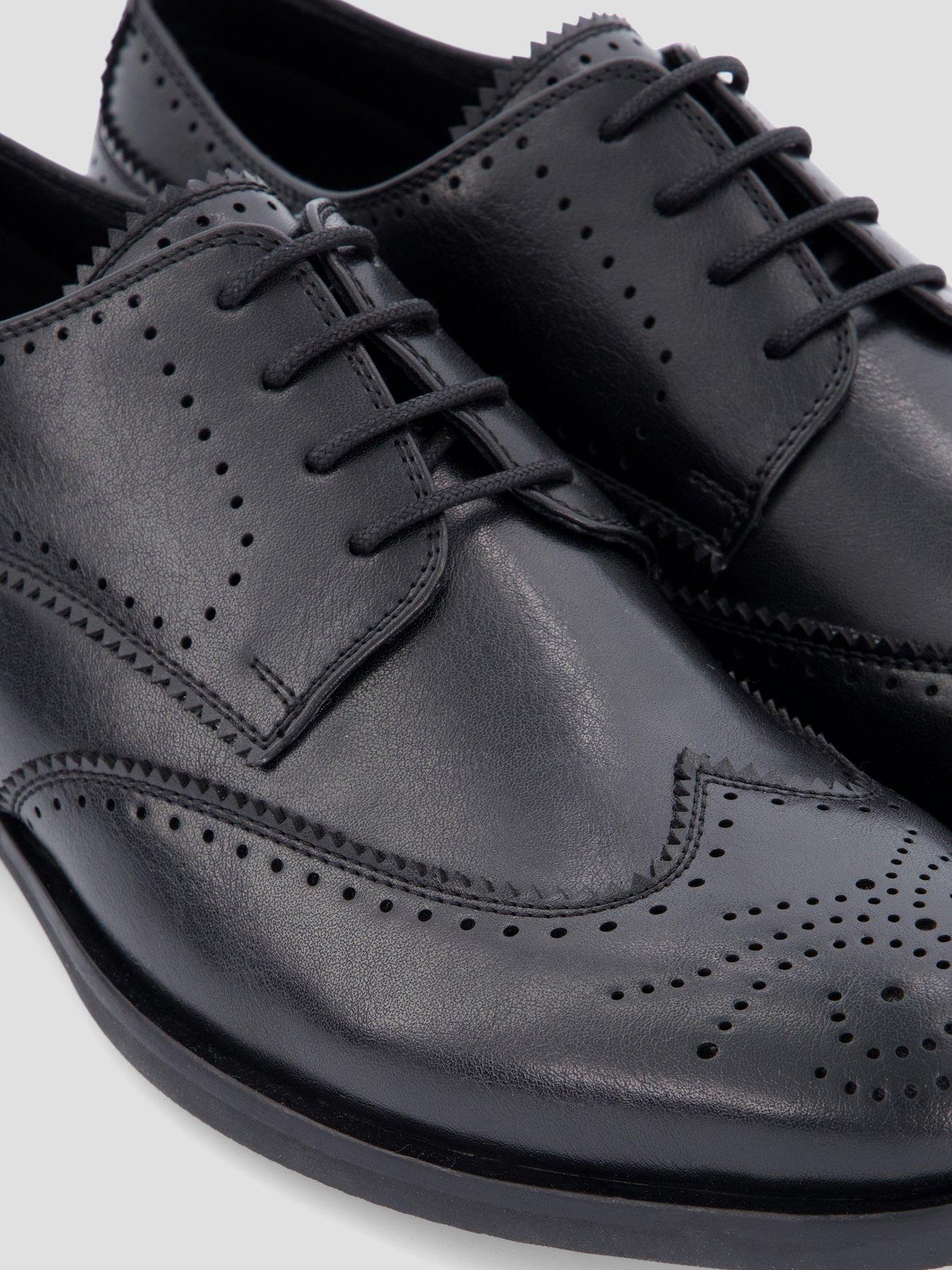 Image 5 of 7 of The Very Collection Formal Lace Up Brogue Shoe -&nbsp;Black