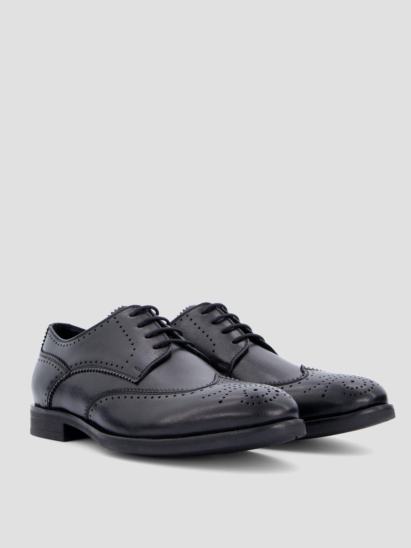 Image 6 of 7 of The Very Collection Formal Lace Up Brogue Shoe -&nbsp;Black