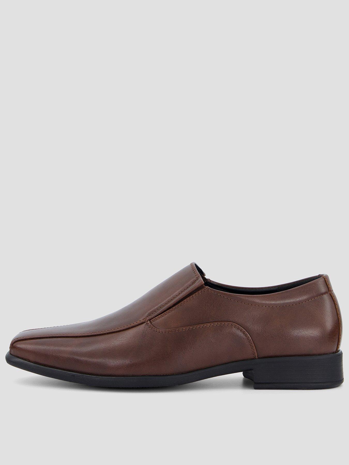 Image 1 of 7 of The Very Collection Wide Fit&nbsp;Formal Slip On Shoe&nbsp;- Brown