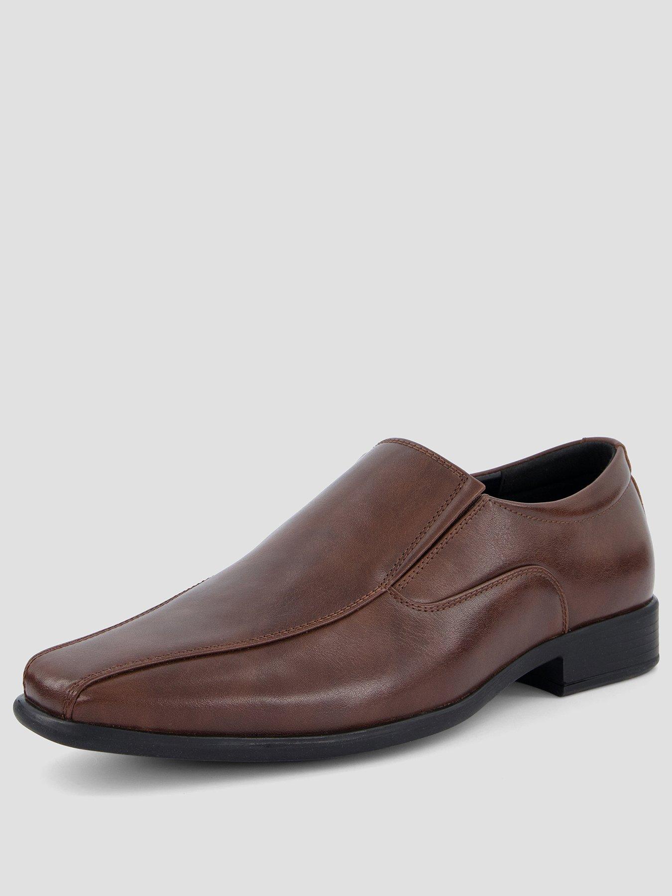 Image 2 of 7 of The Very Collection Wide Fit&nbsp;Formal Slip On Shoe&nbsp;- Brown