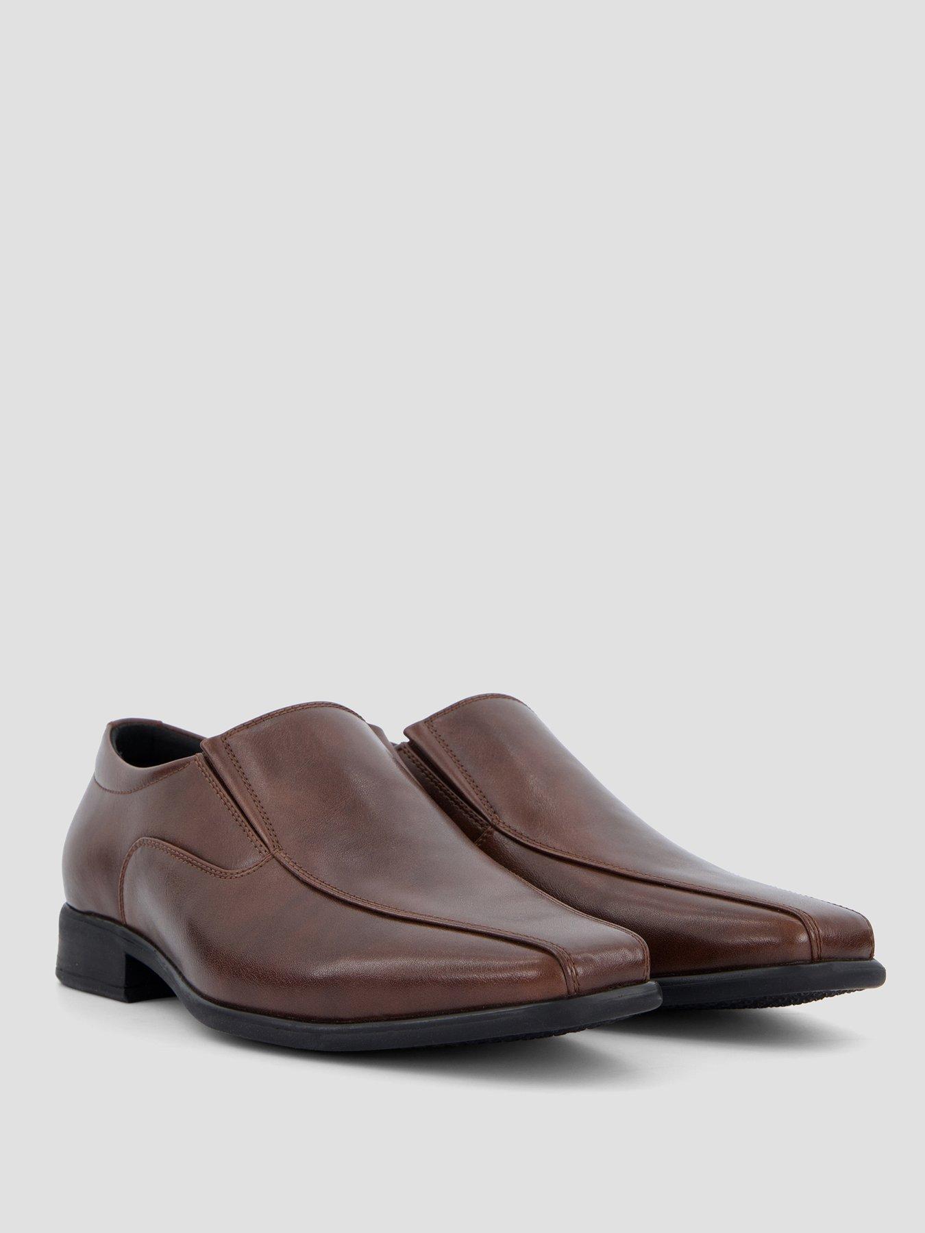 Image 6 of 7 of The Very Collection Wide Fit&nbsp;Formal Slip On Shoe&nbsp;- Brown