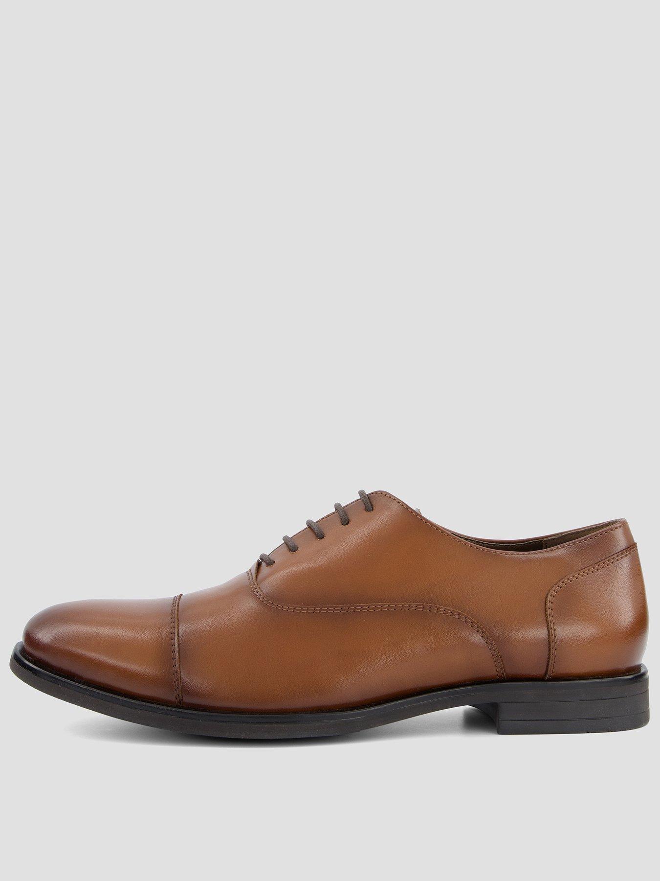 Image 1 of 7 of The Very Collection Formal Lace Up Oxford Shoe&nbsp;- Brown