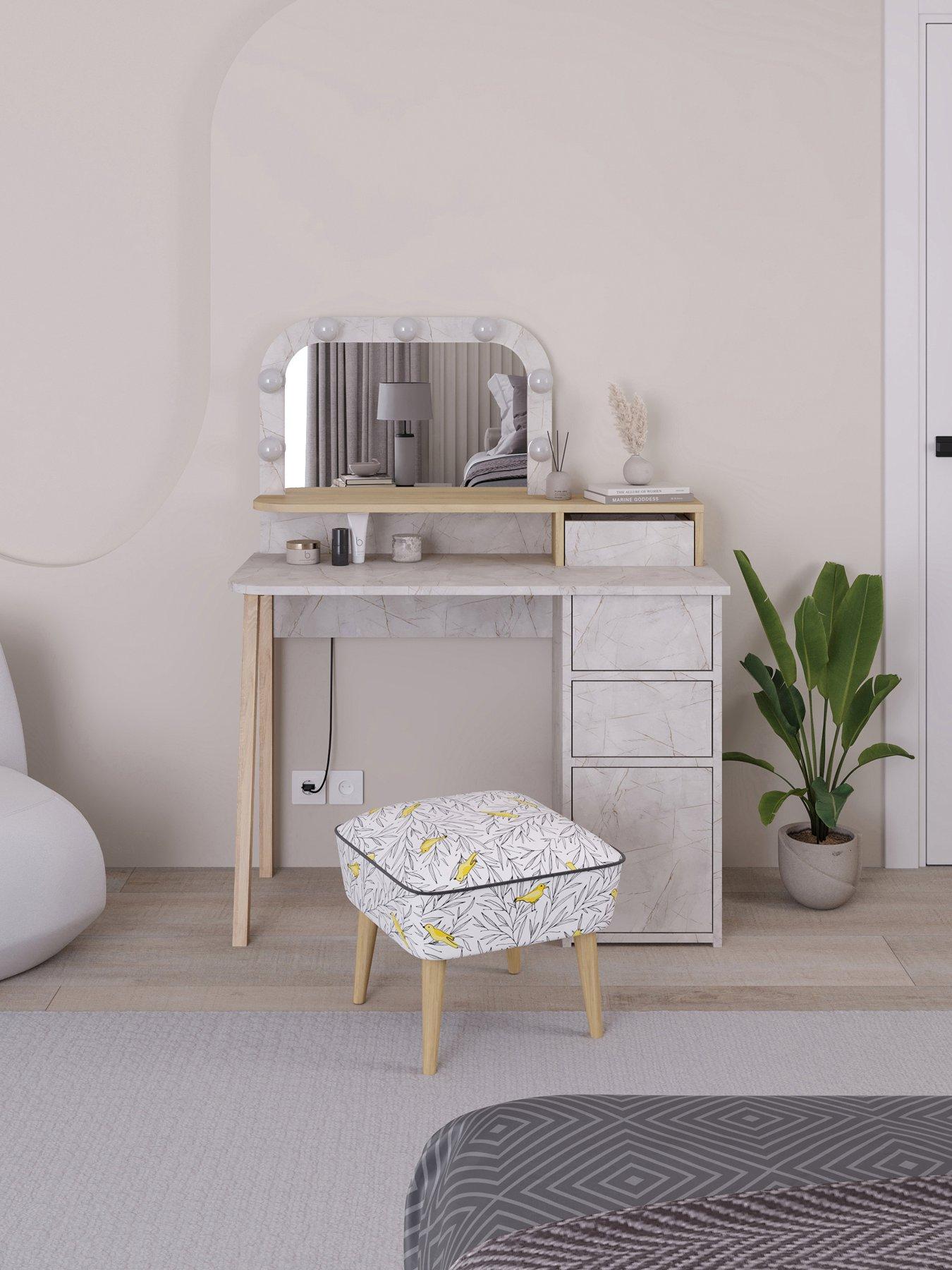 Image 1 of 7 of Decortie Avien Dressing Table - Lagina/oak