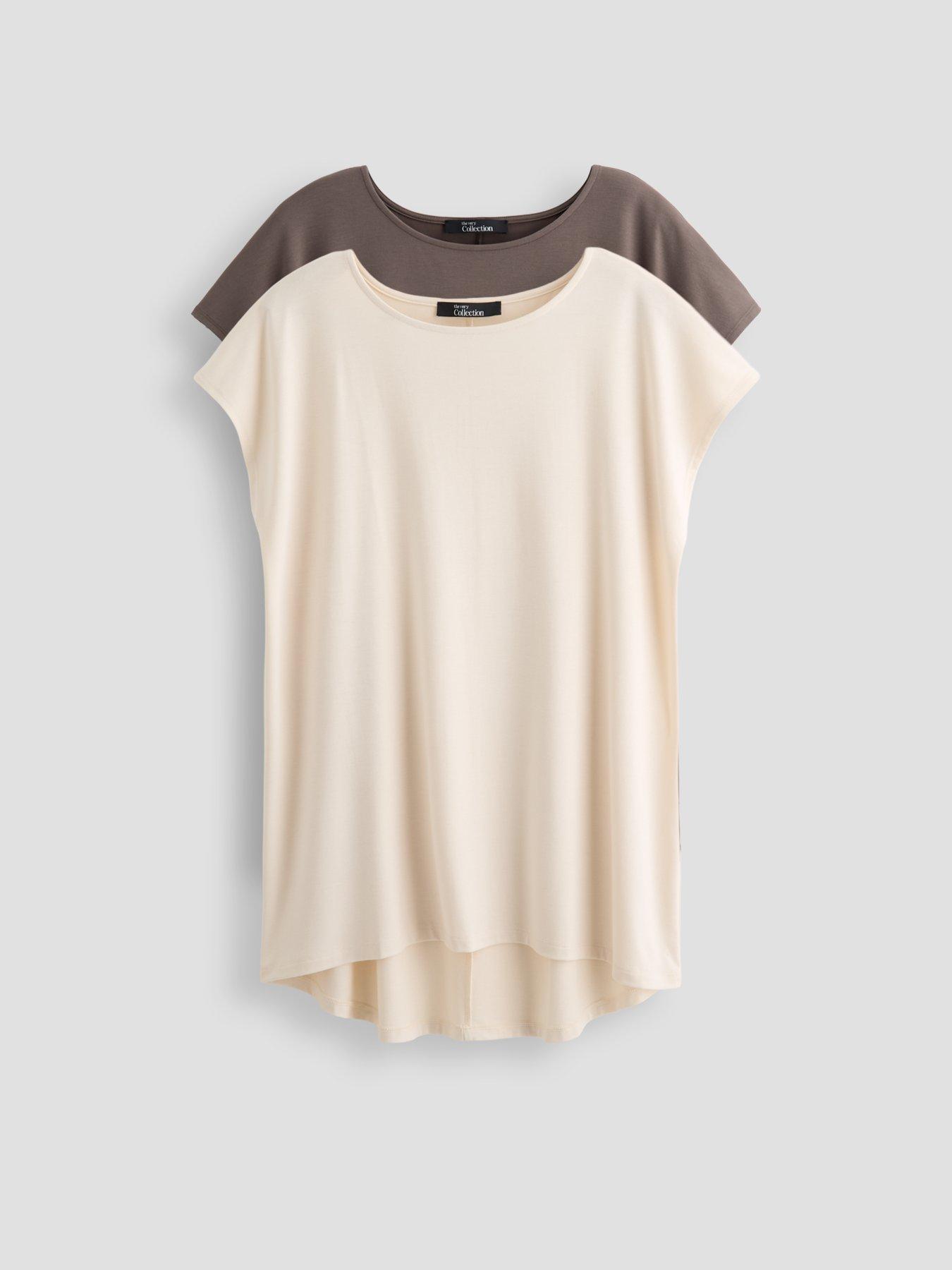 The Very Collection Curve 2 Pack Longline T-shirt