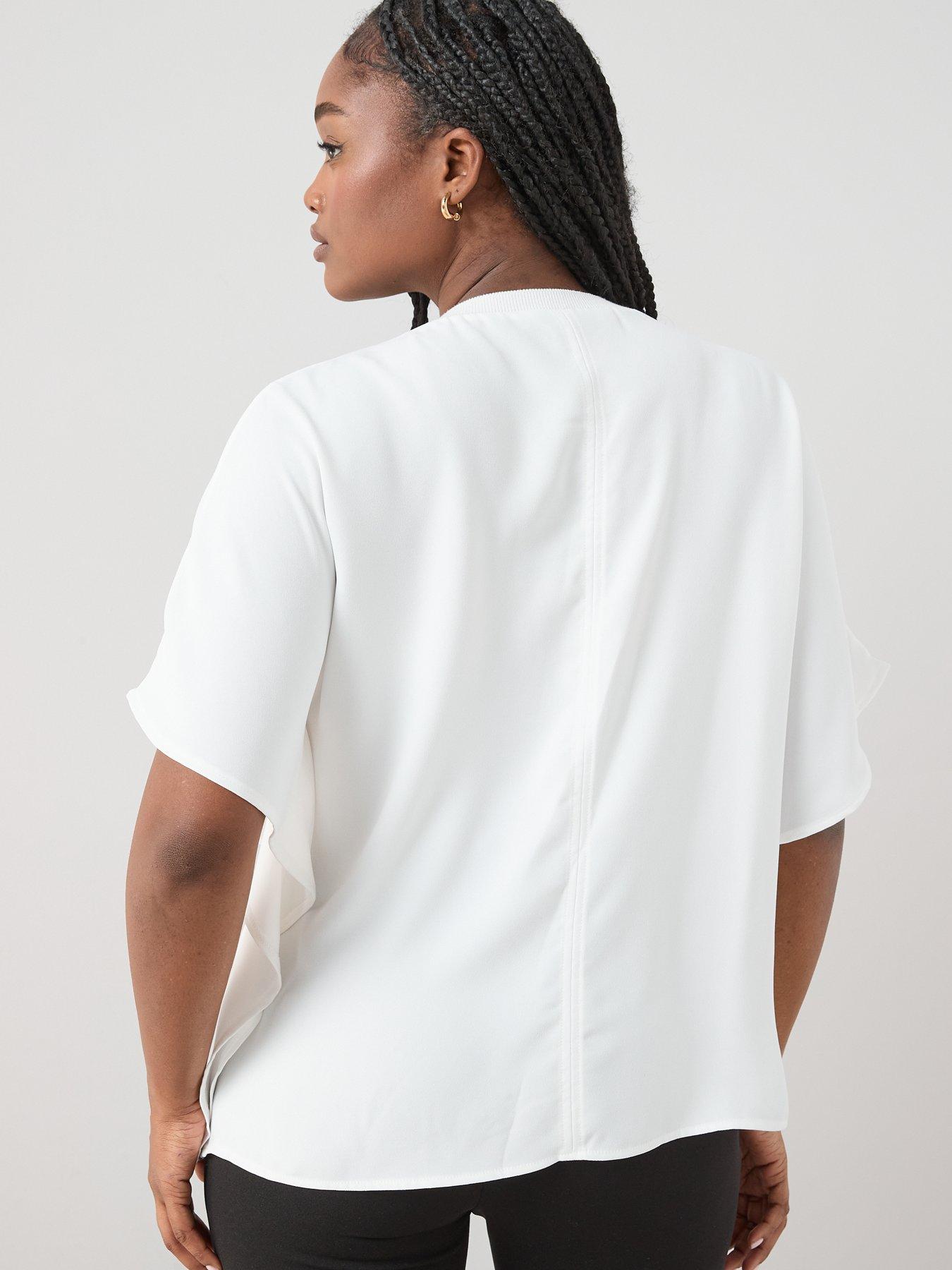 Image 2 of 6 of The Very Collection Curve Batwing Sleeve Blouse