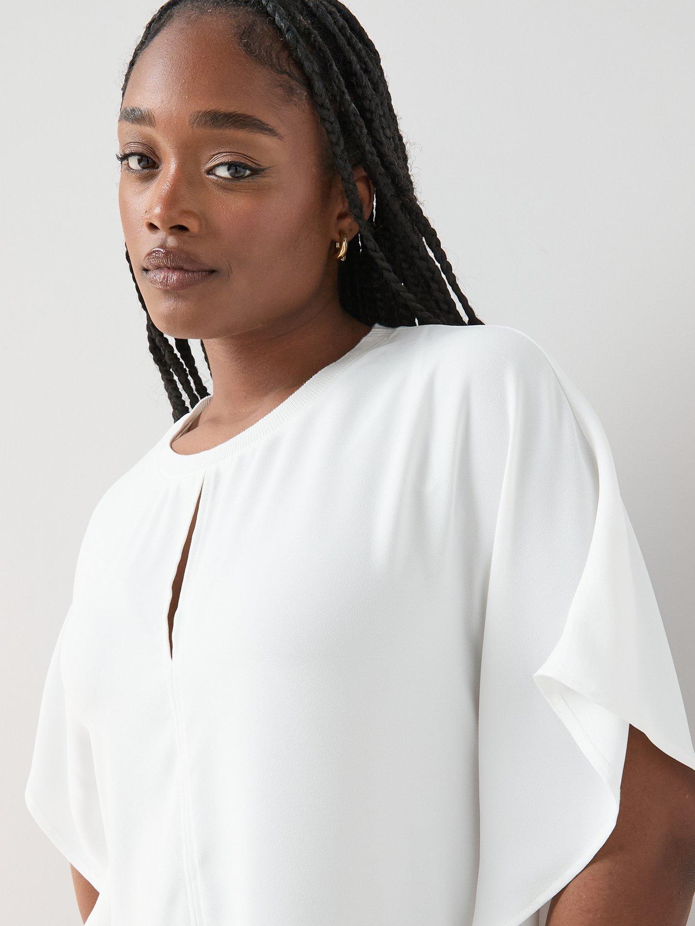 Image 4 of 6 of The Very Collection Curve Batwing Sleeve Blouse
