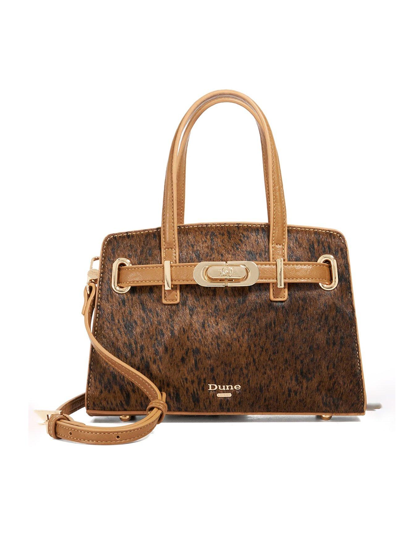 Dune London Dinkydefine Textured Animal Tote Bag - Brown