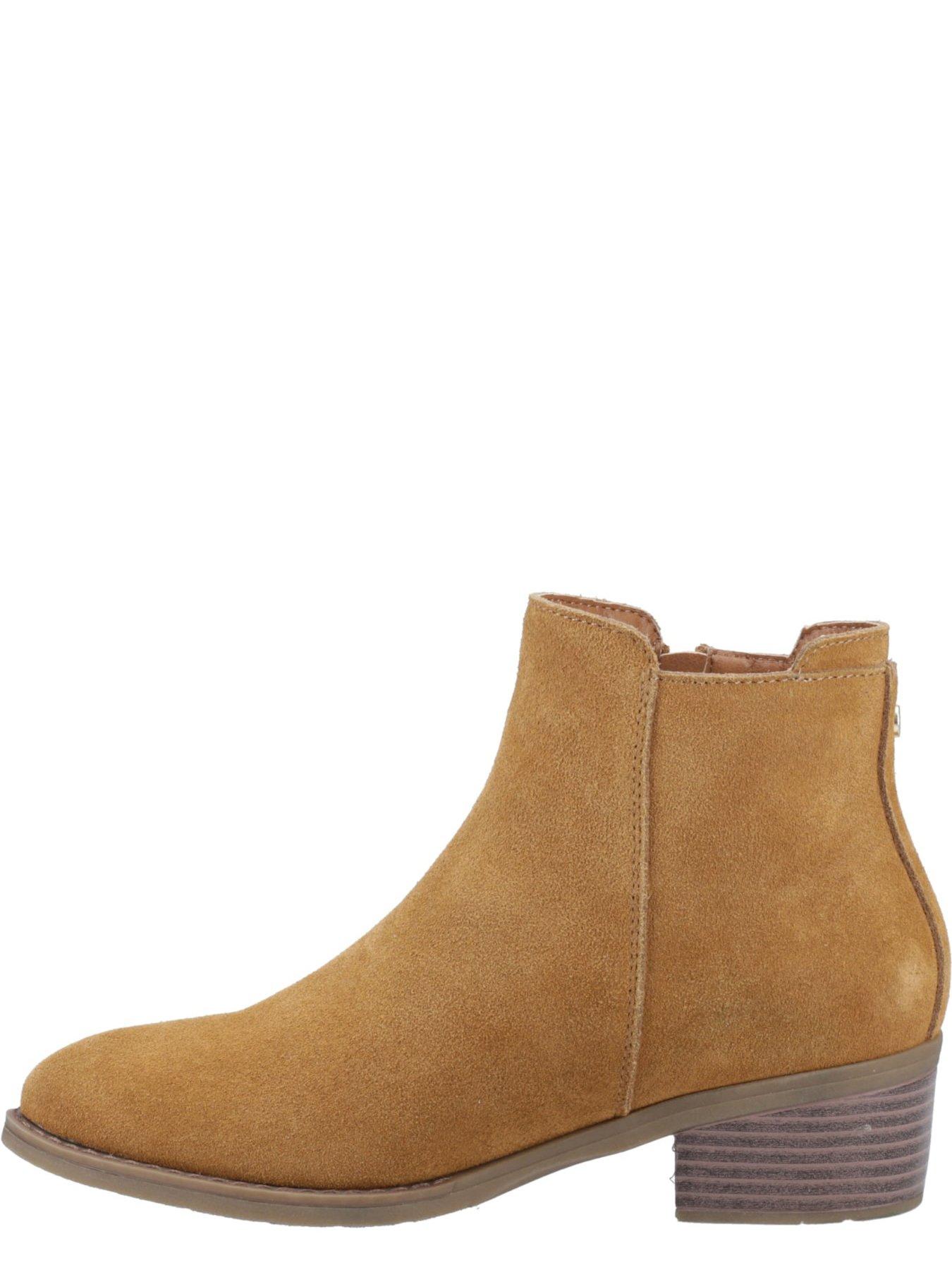Image 4 of 5 of Hush Puppies Ingrid Zip Boot - Brown