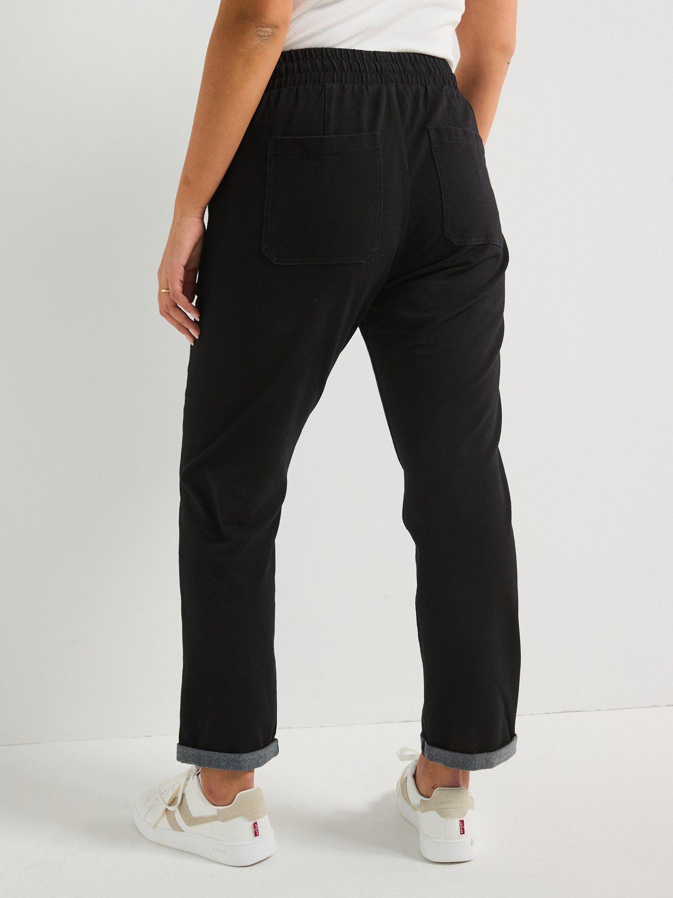  image of the-very-collection-curve-stretch-comfort-straight-leg-jean-black