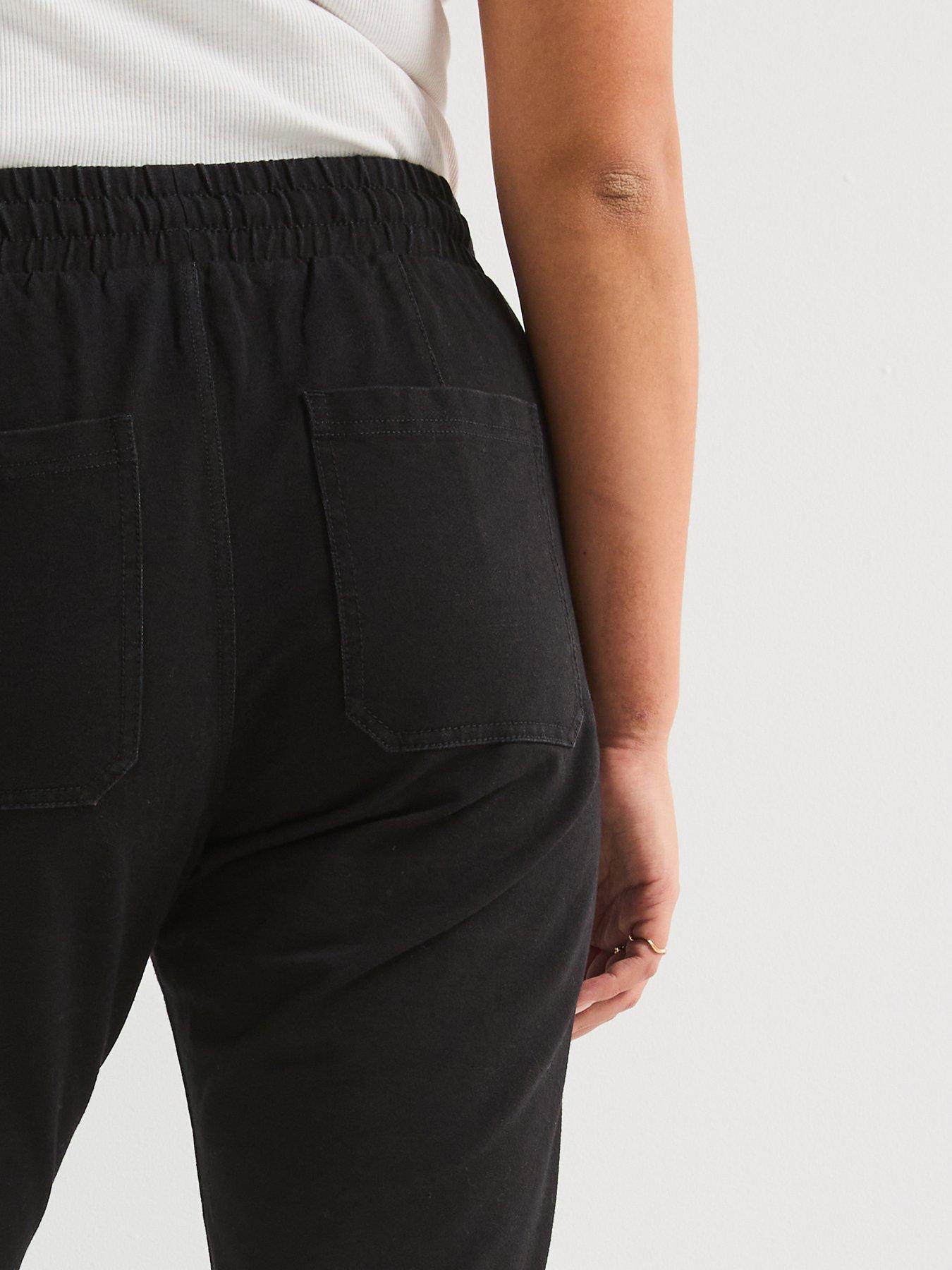  image of the-very-collection-curve-stretch-comfort-straight-leg-jean-black