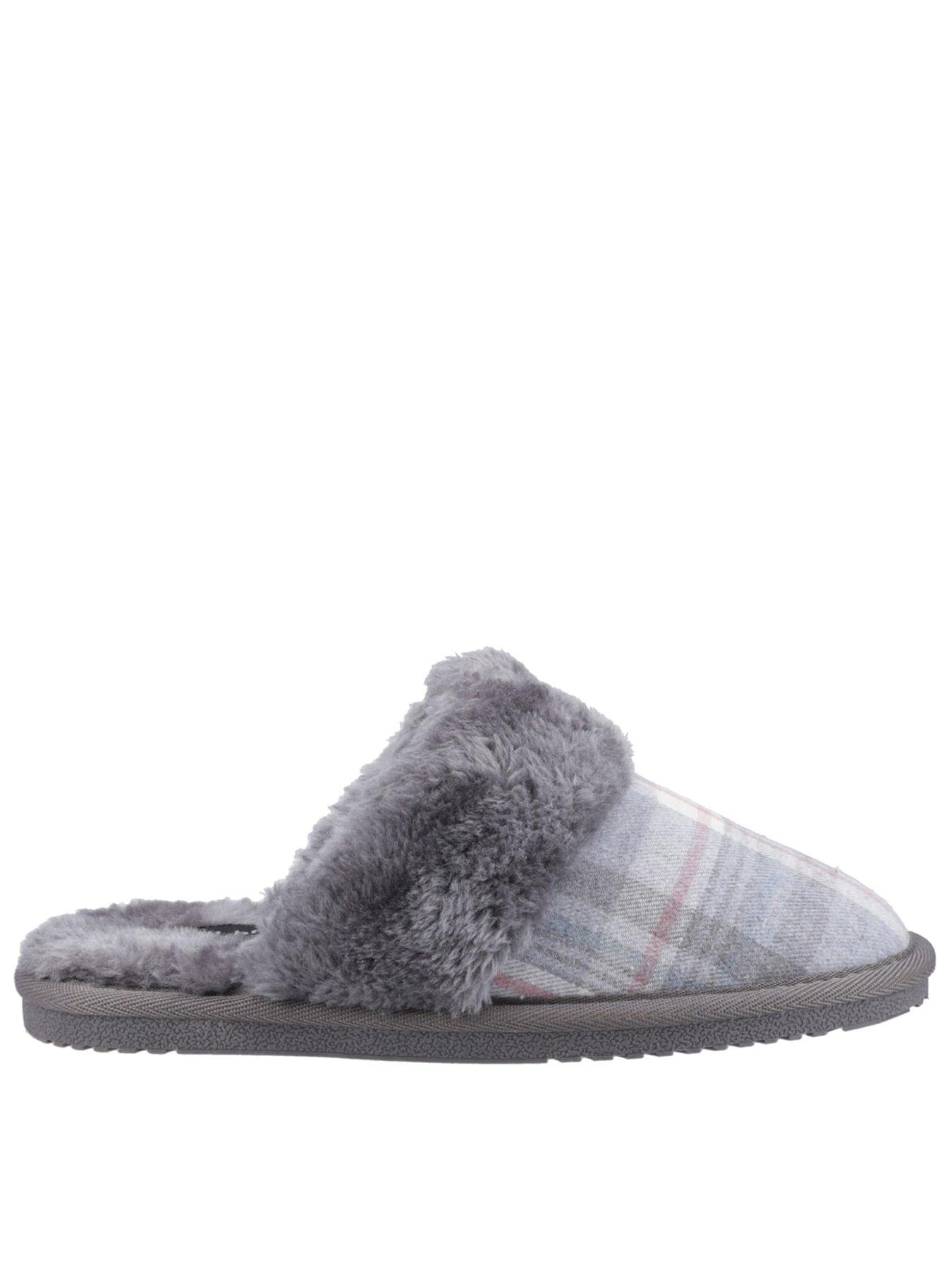 Image 1 of 4 of Hush Puppies Arianna Plaid Slipper