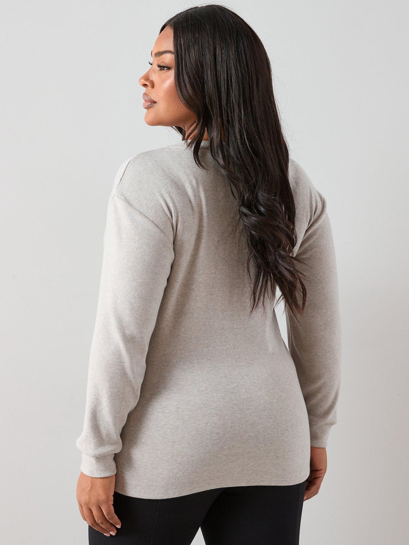Image 2 of 7 of The Very Collection Curve Wrap Trim Detail Jumper