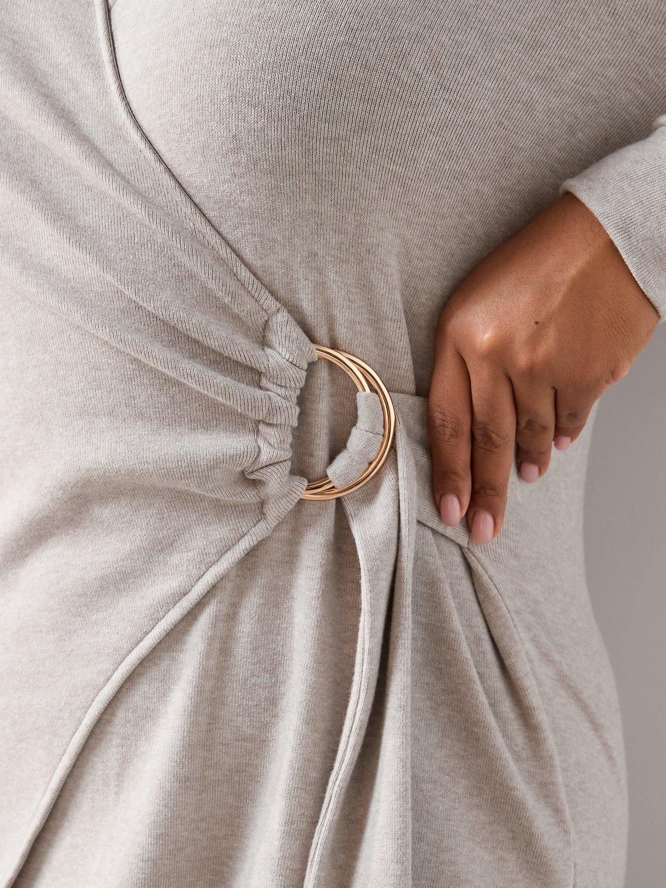 Image 5 of 7 of The Very Collection Curve Wrap Trim Detail Jumper