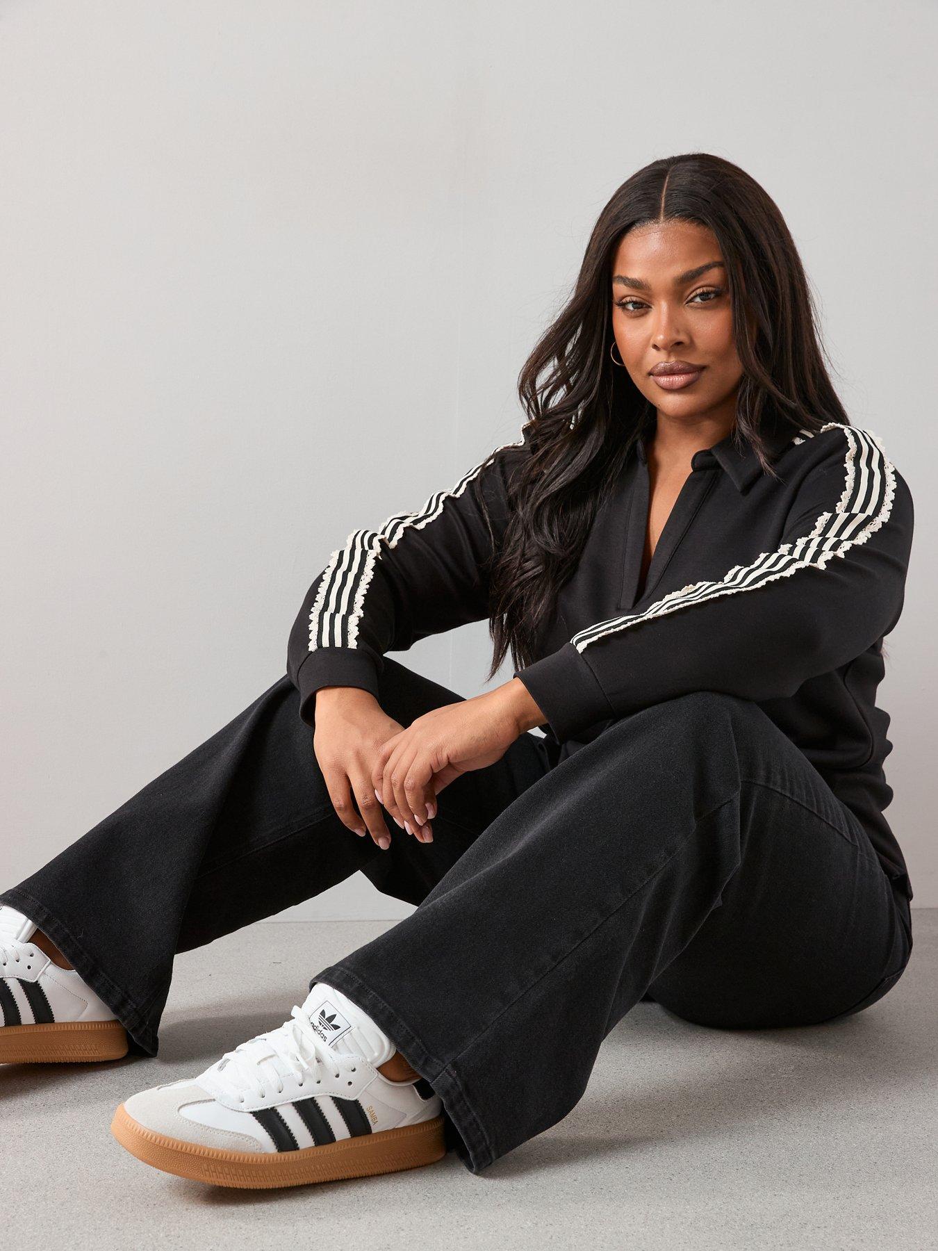  image of the-very-collection-curve-elasticated-wide-leg-jean