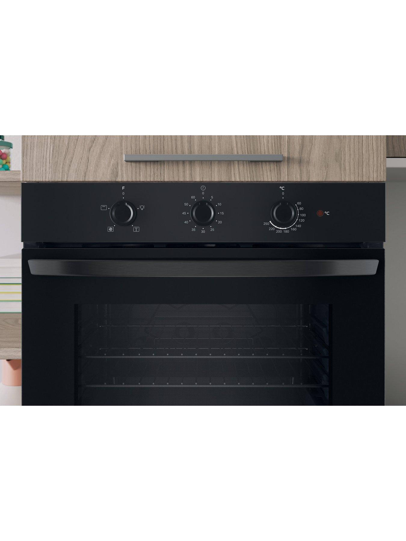Image 3 of 7 of Indesit Indesit Click&Clean IO 232H B UK Electric Single Oven - Black