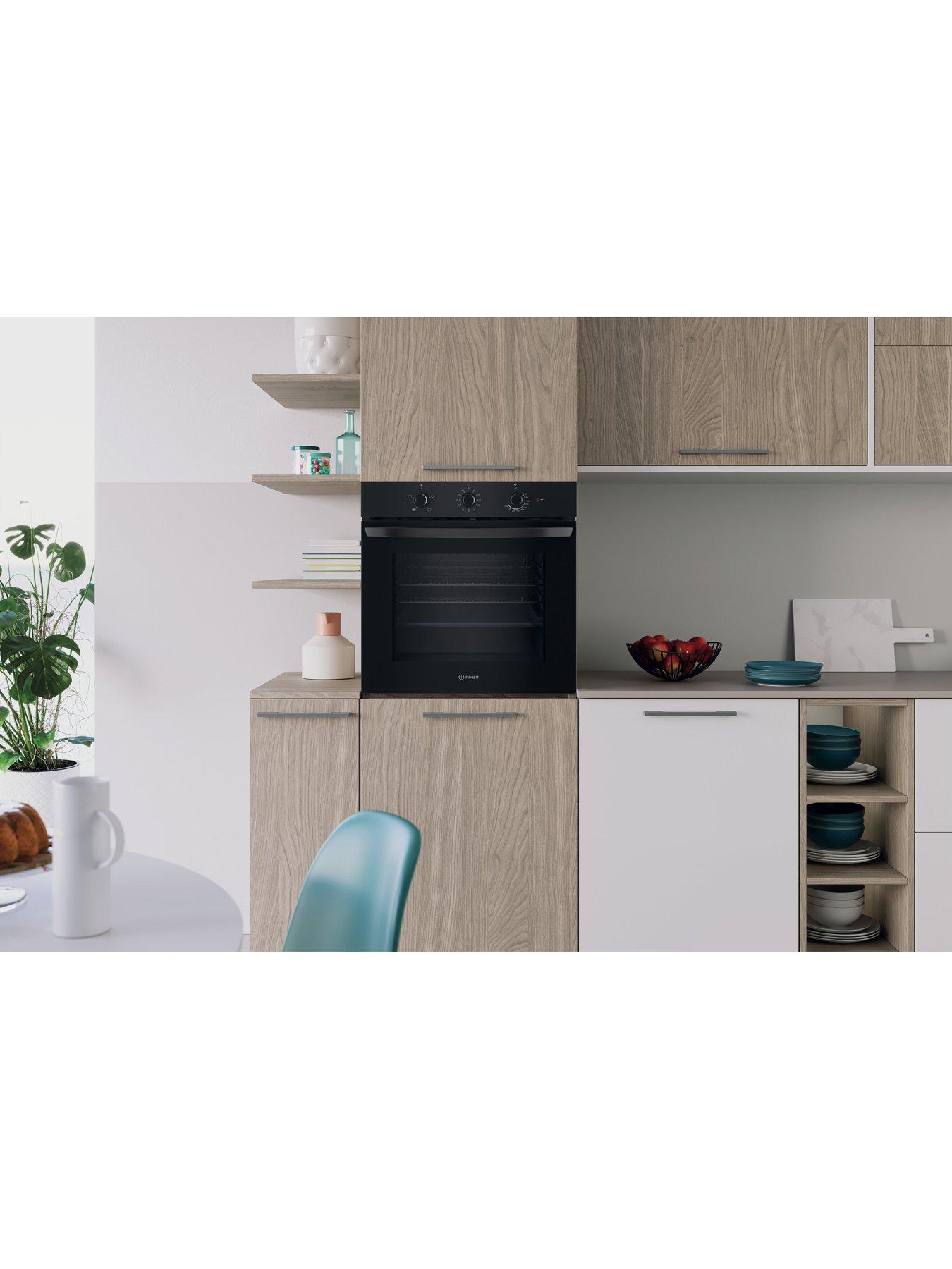  image of indesit-clickampclean-io-232h-b-uk-electric-single-oven-black