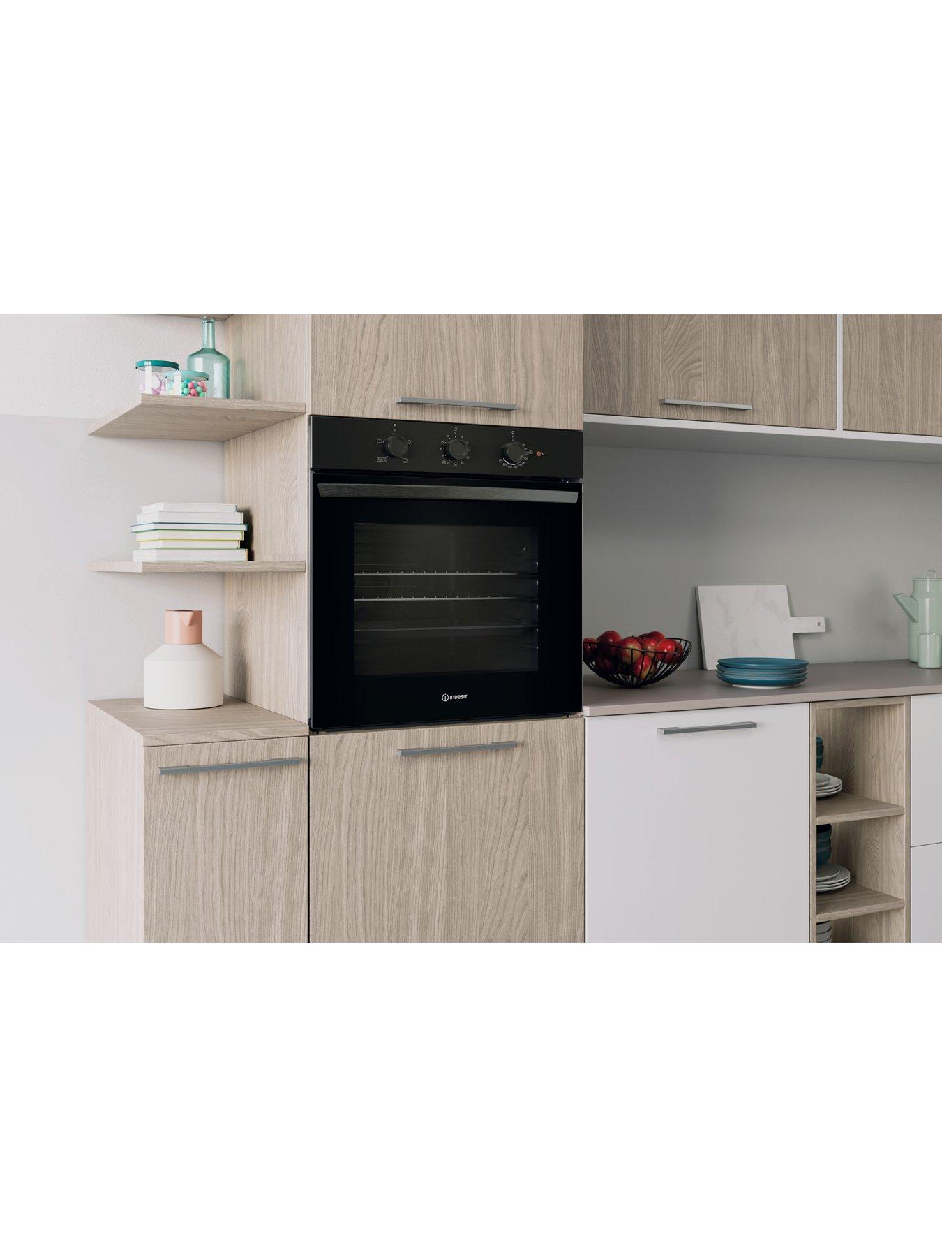  image of indesit-clickampclean-io-232h-b-uk-electric-single-oven-black